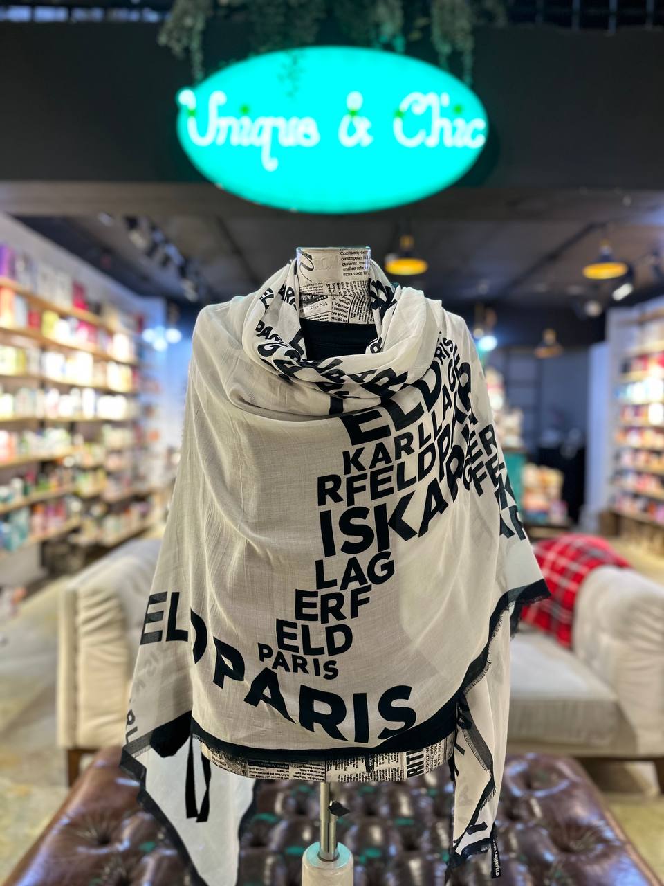 Karl Lagerfeld scarf