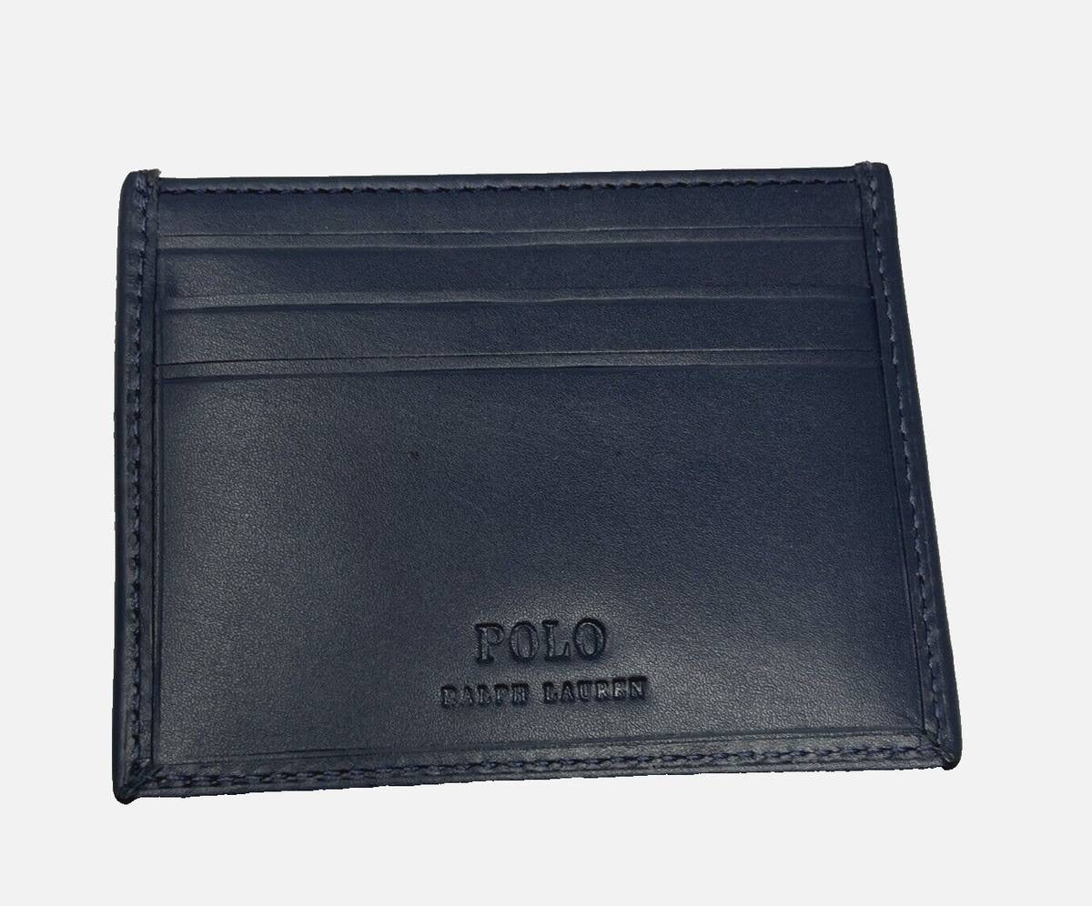 Ralph Lauren Men's Signature Pony Leather Card Case