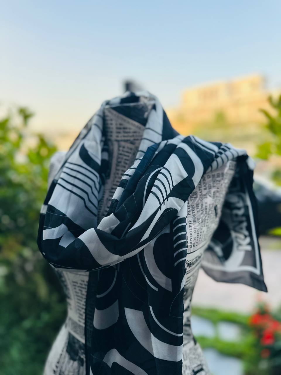 Karl Lagerfeld scarf