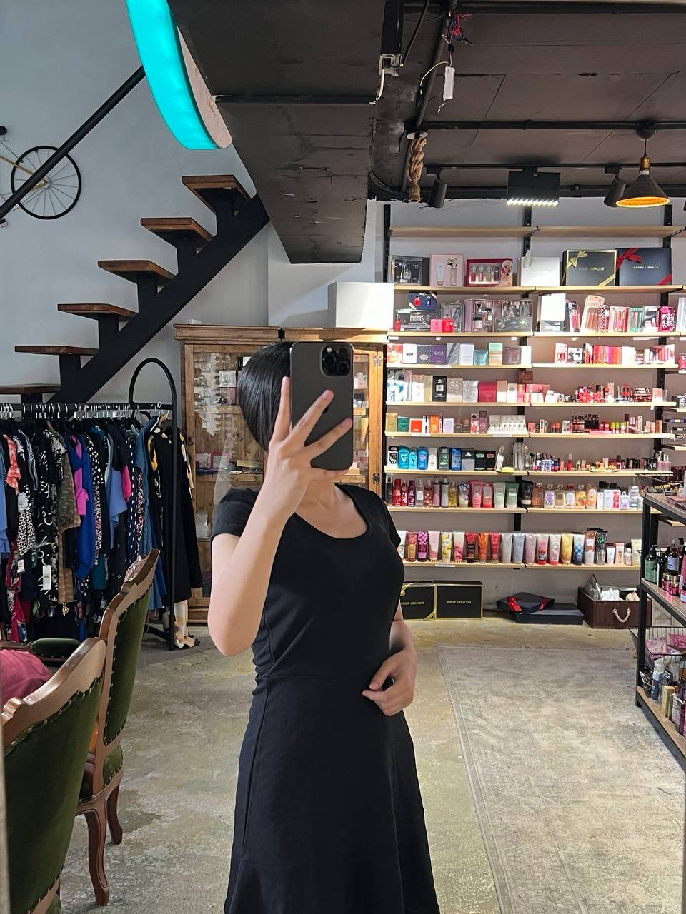 Planet gold dress