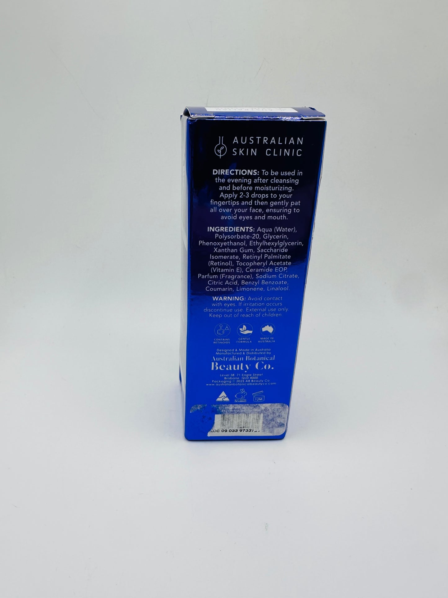 Australian Skin Clinic Retinol + Vitamin E Acid Face Serum Age Restore