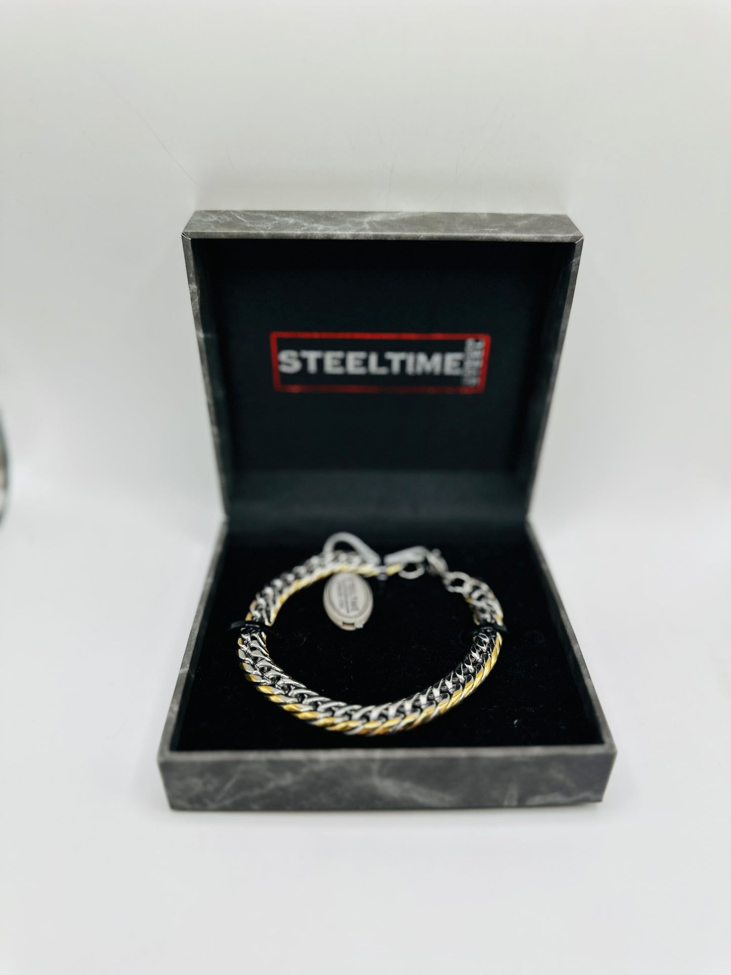 Steel time bracelet