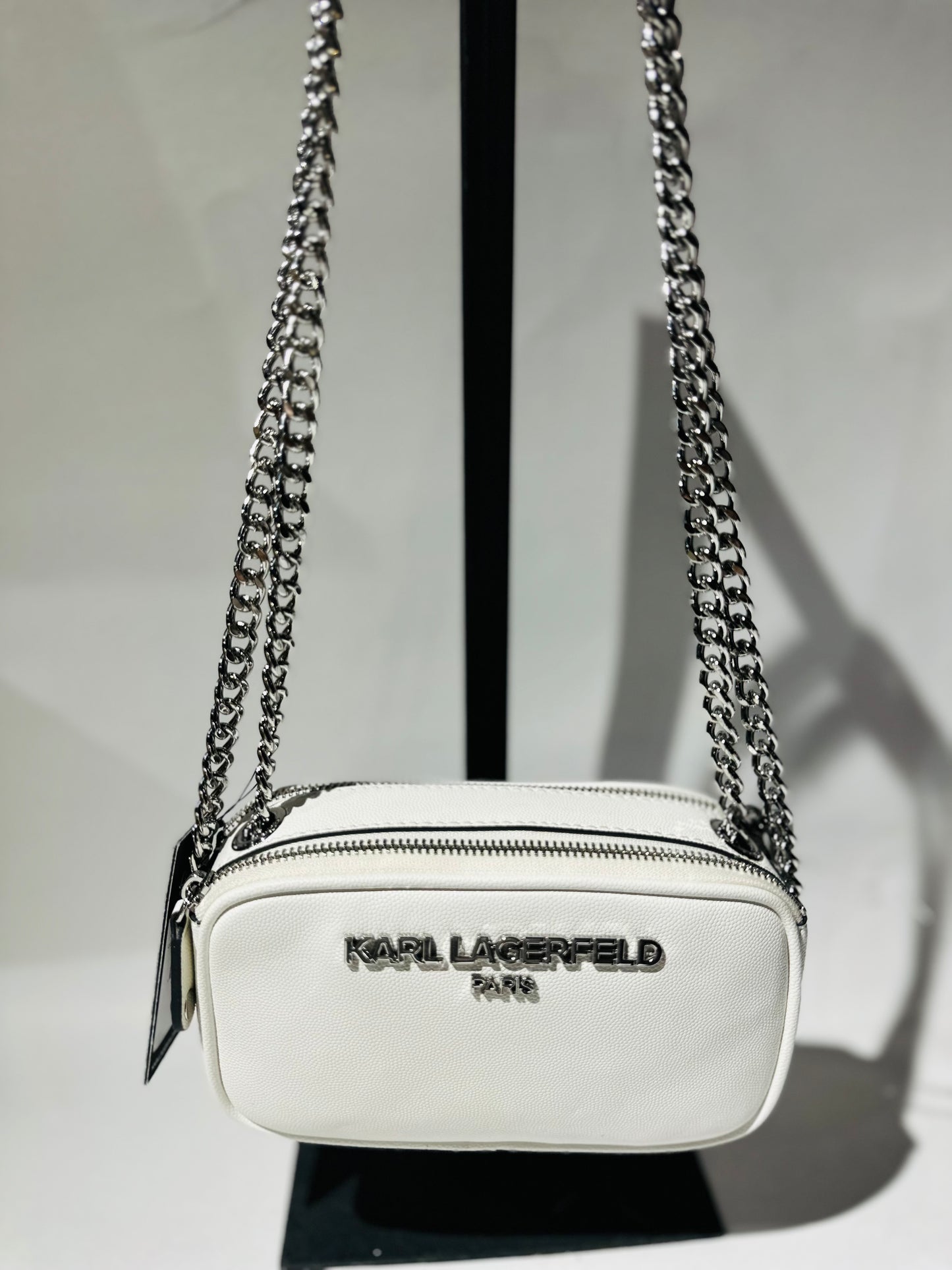 karl lagerfeld bag white