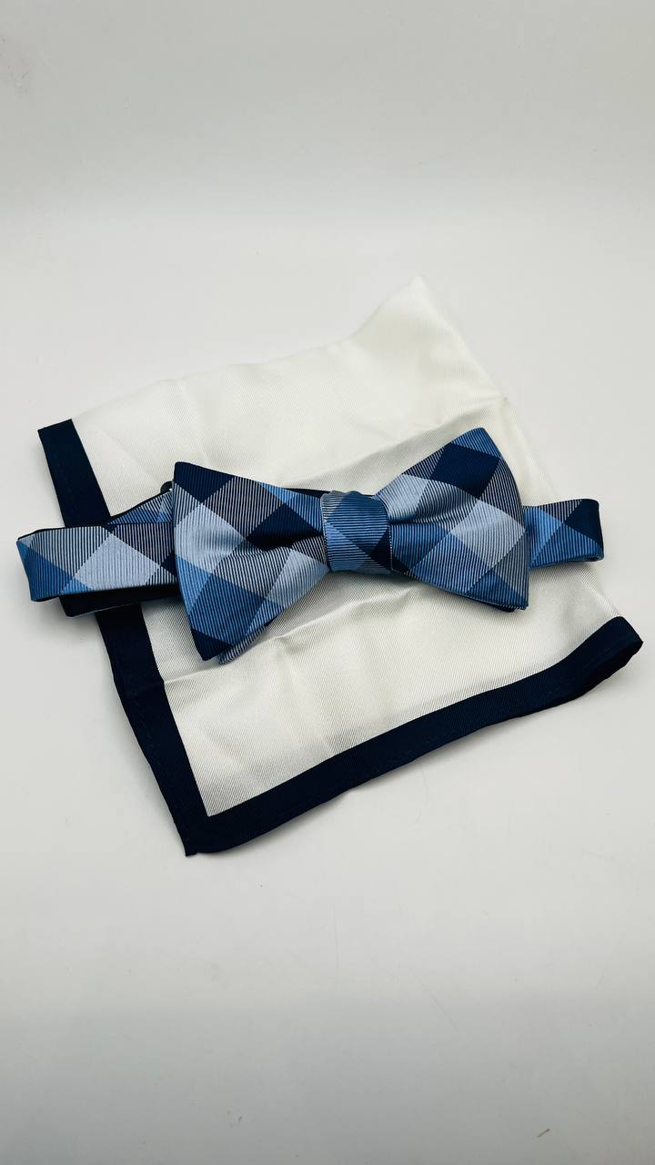 Tommy Hilfiger bow tie & pocket square