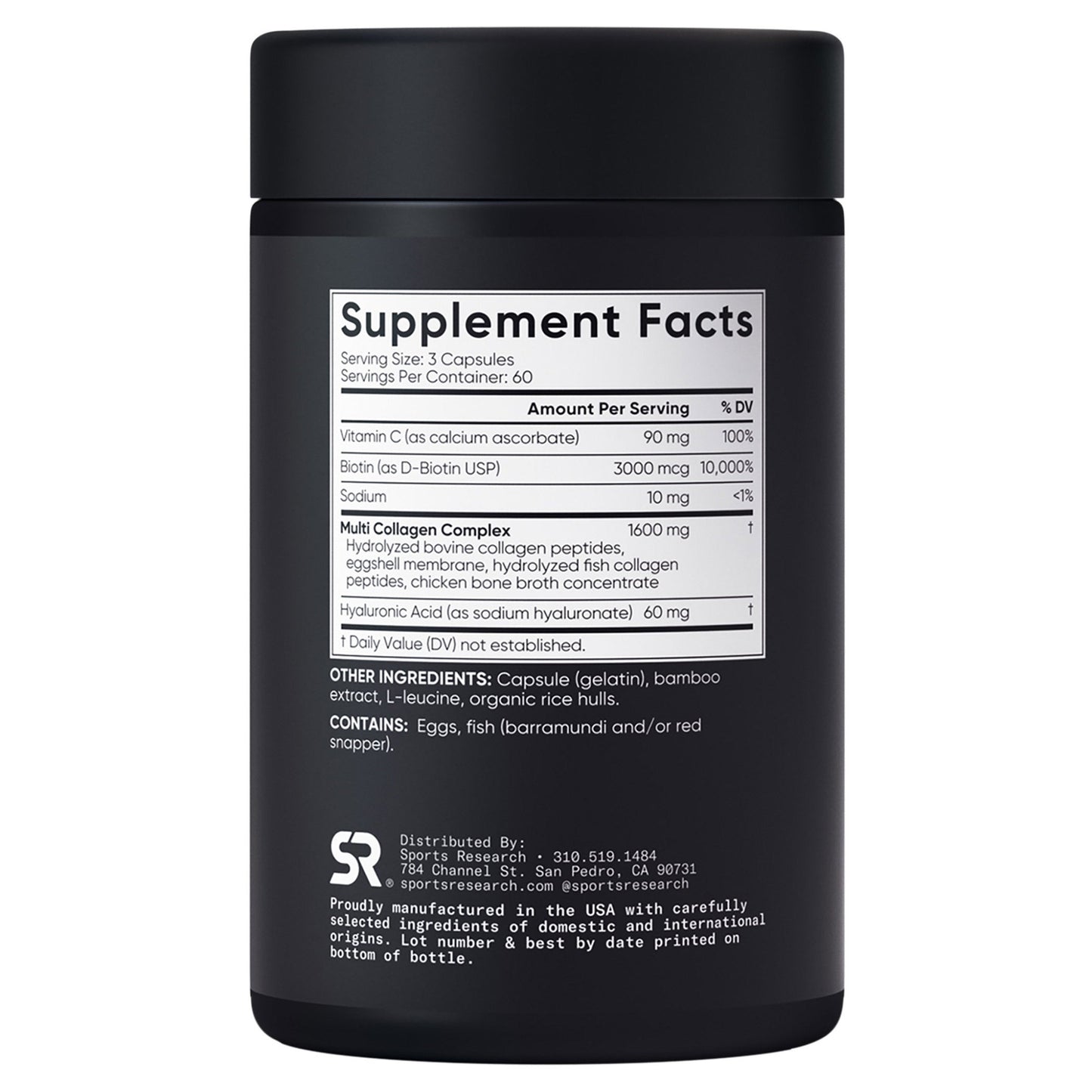 Sports Research Multi Collagen Complex dietary supplement