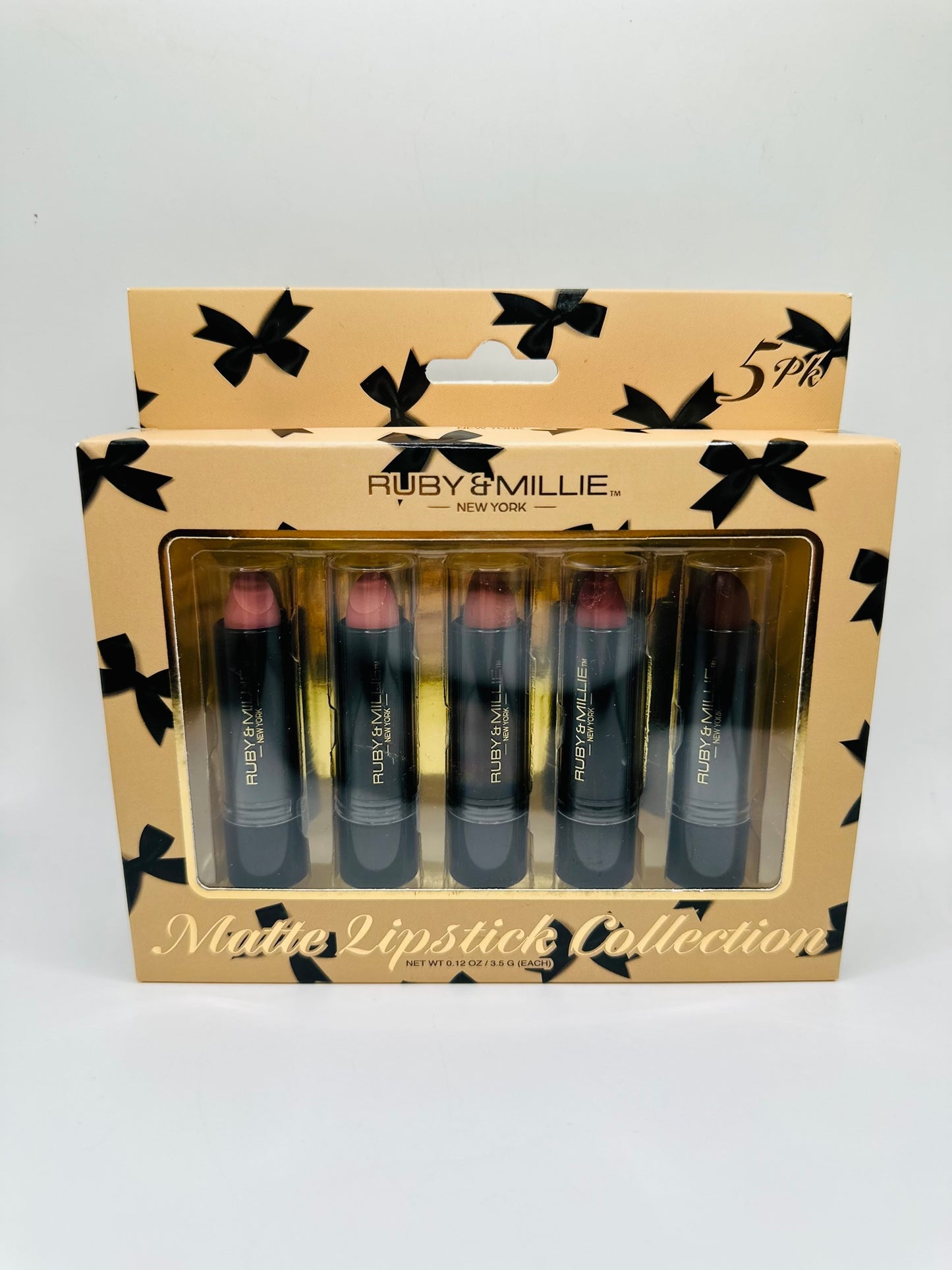 Ruby & Millie Matte Lipstick Collection 5-pack