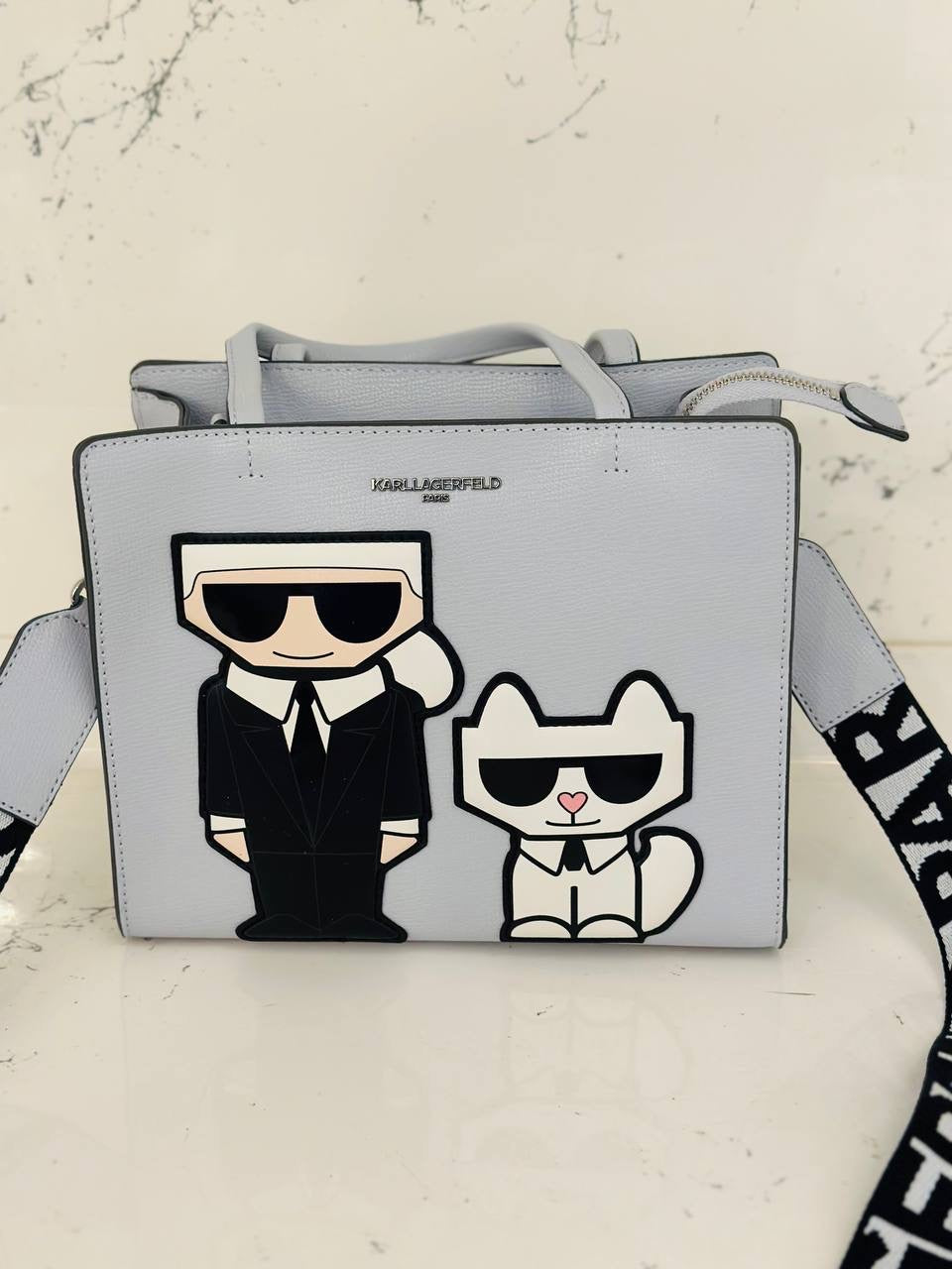 karl lagerfeld bag blue