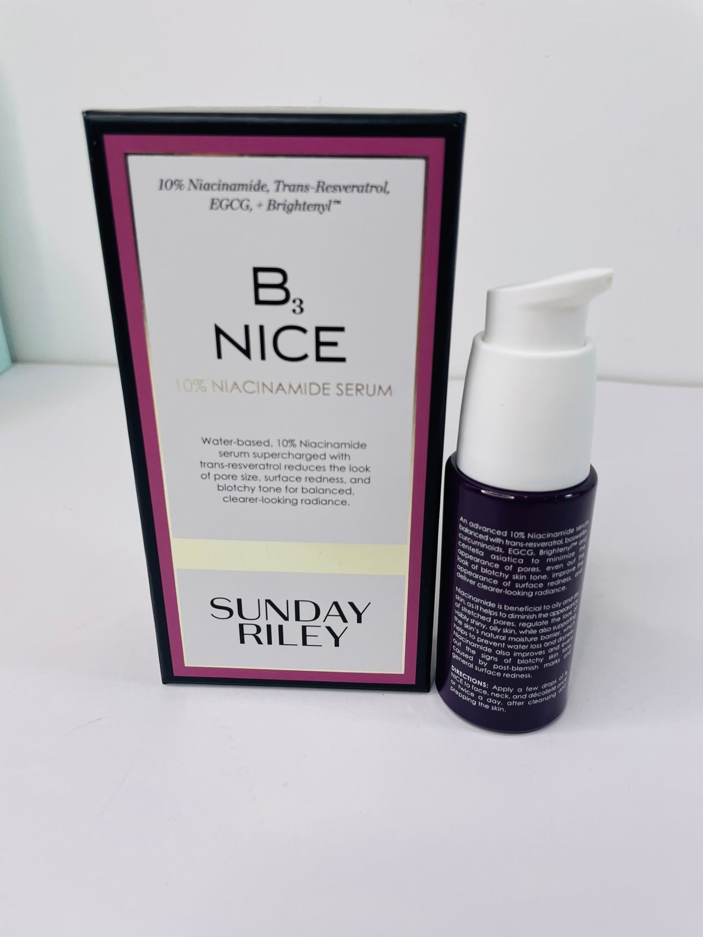 B1 nice Sunday Riley serum