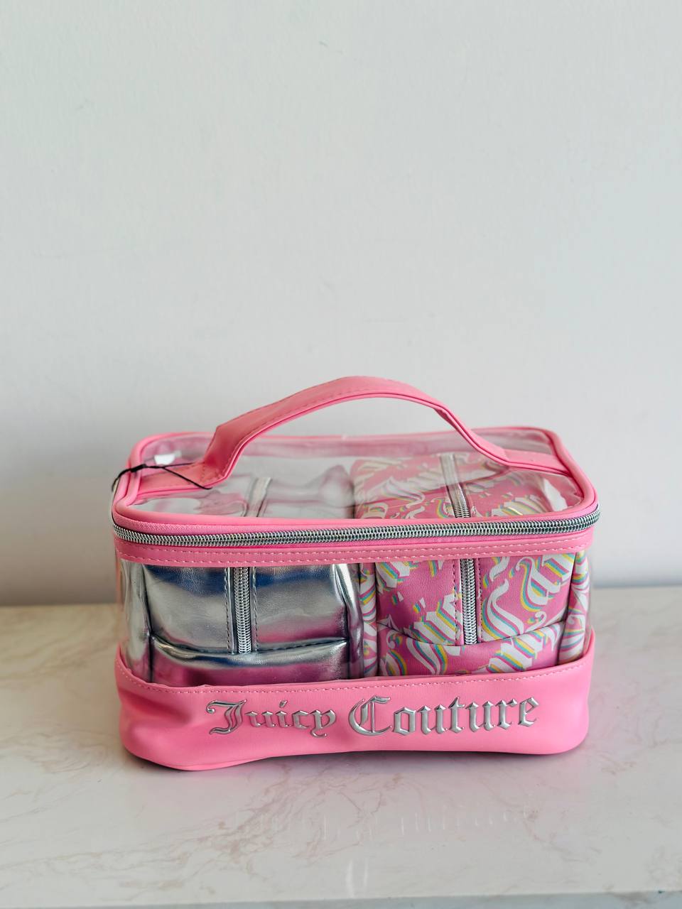 Juicy couture makeup bag set