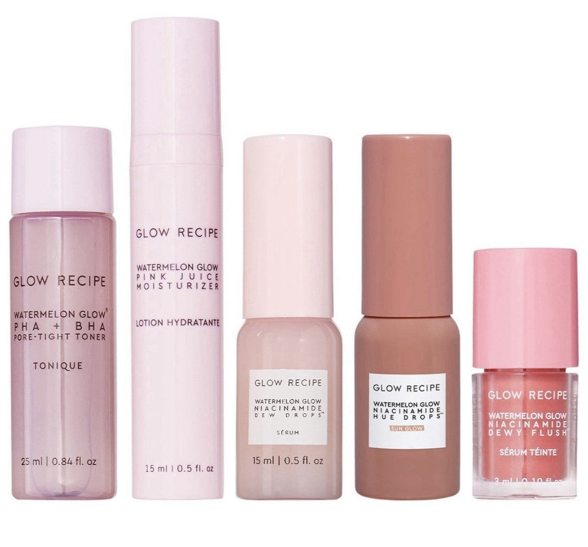 Glow recipe set