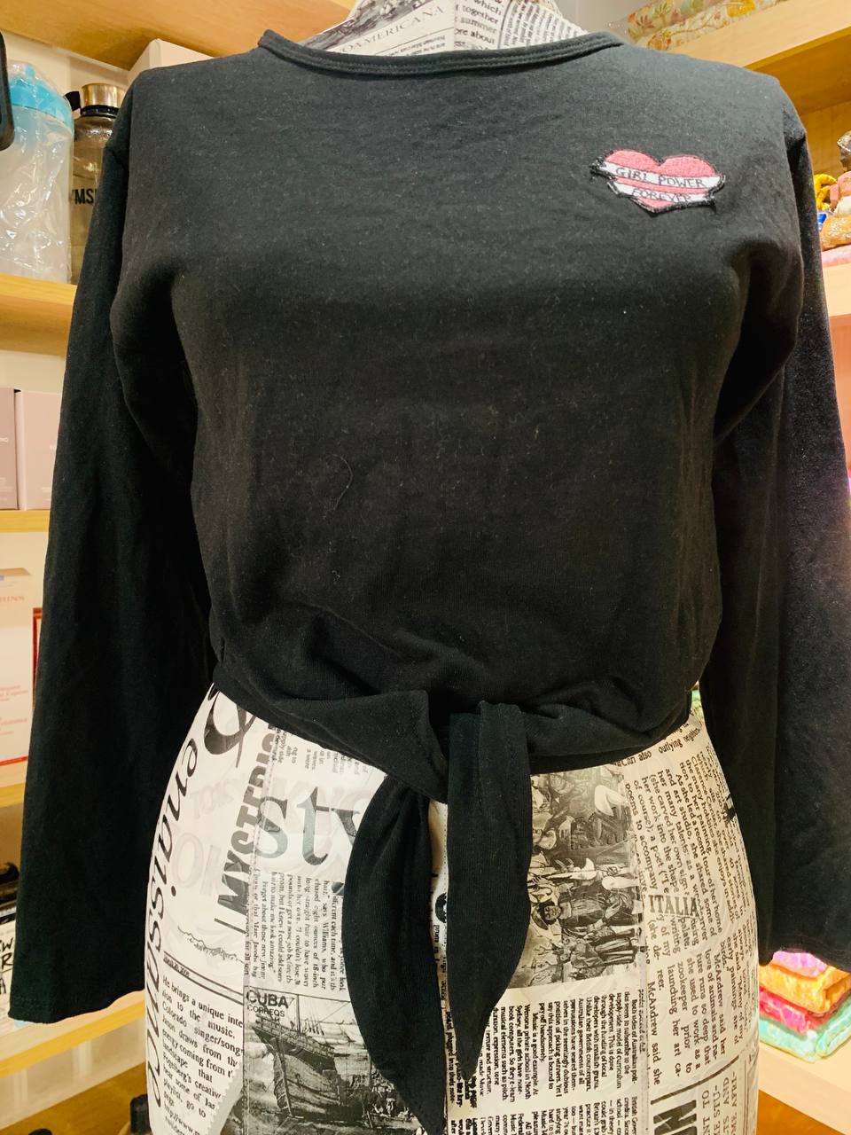 Miss understood crop top