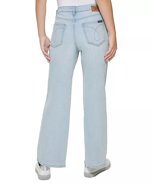 Calvin Klein high rise wide leg