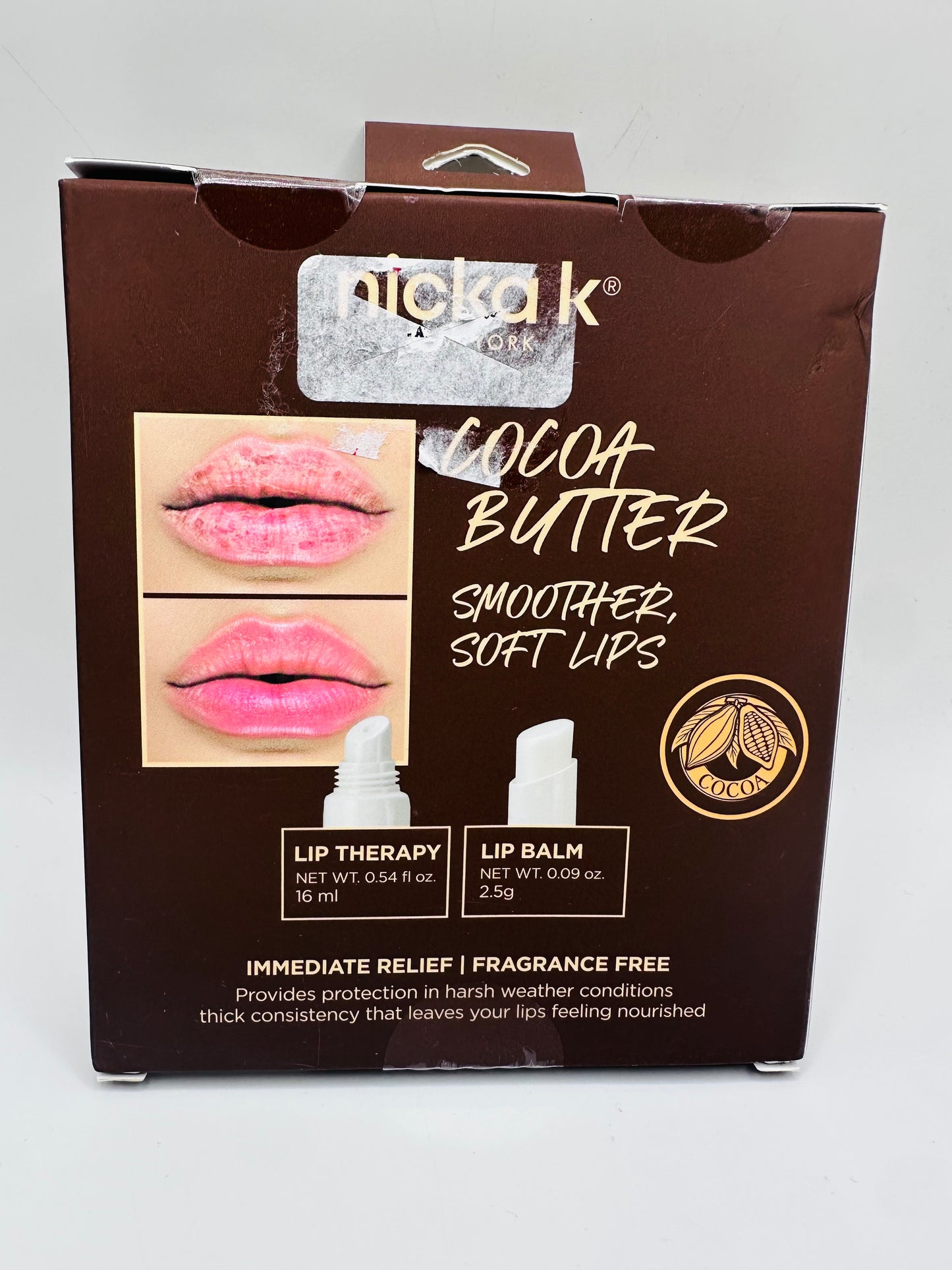 Nicka K New York Revive & Replenish Cocoa Butter Lip Therapy set