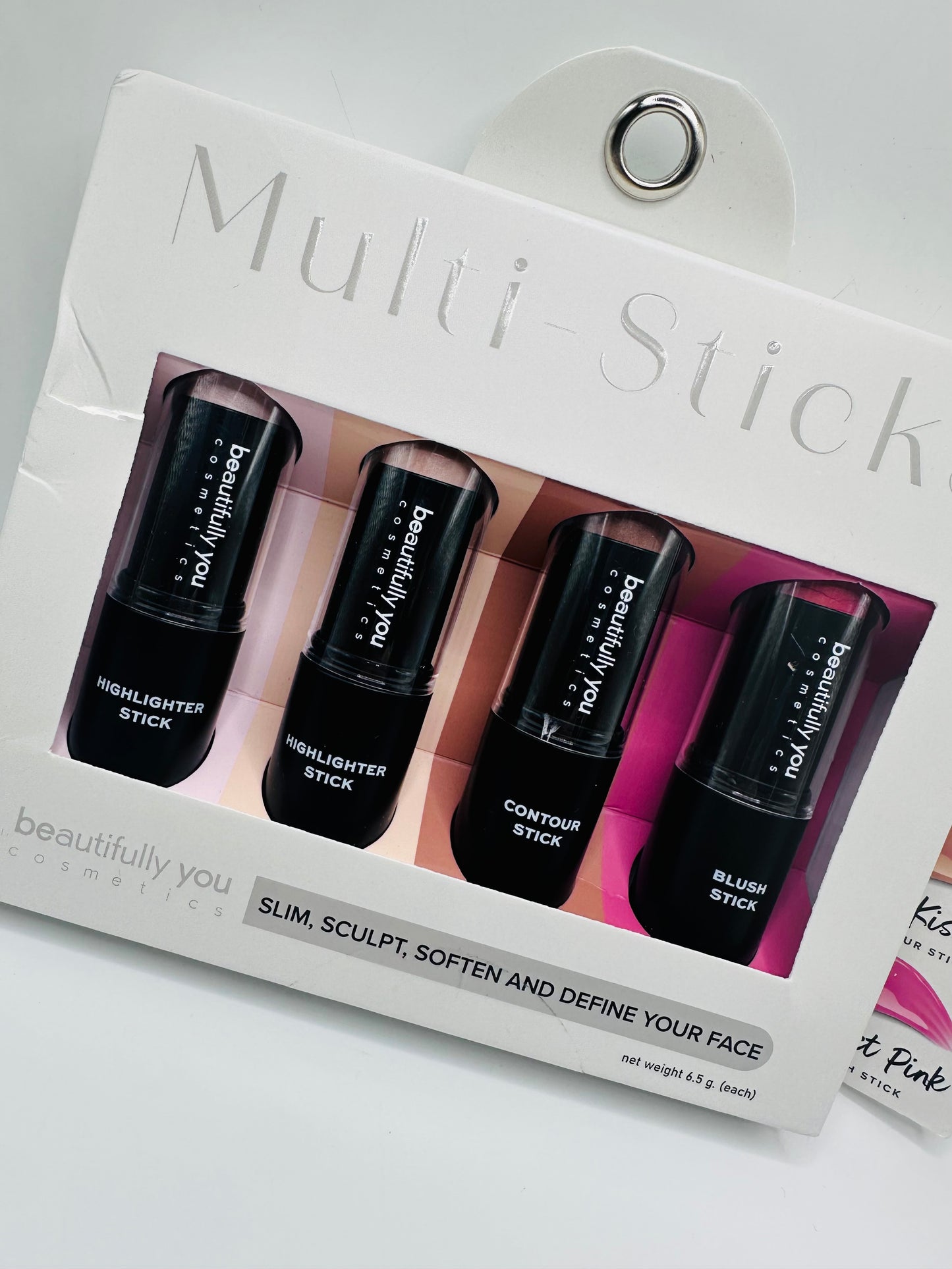 Beautifully You Cosmetics Multi-Sticks set, designed to slim, sculpt, soften, and define the face