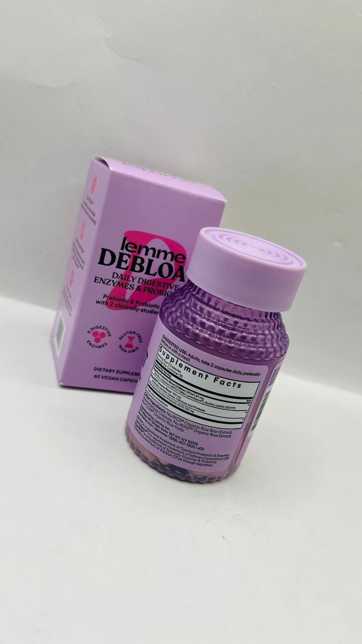 Lemme debloat daily digestive capsules