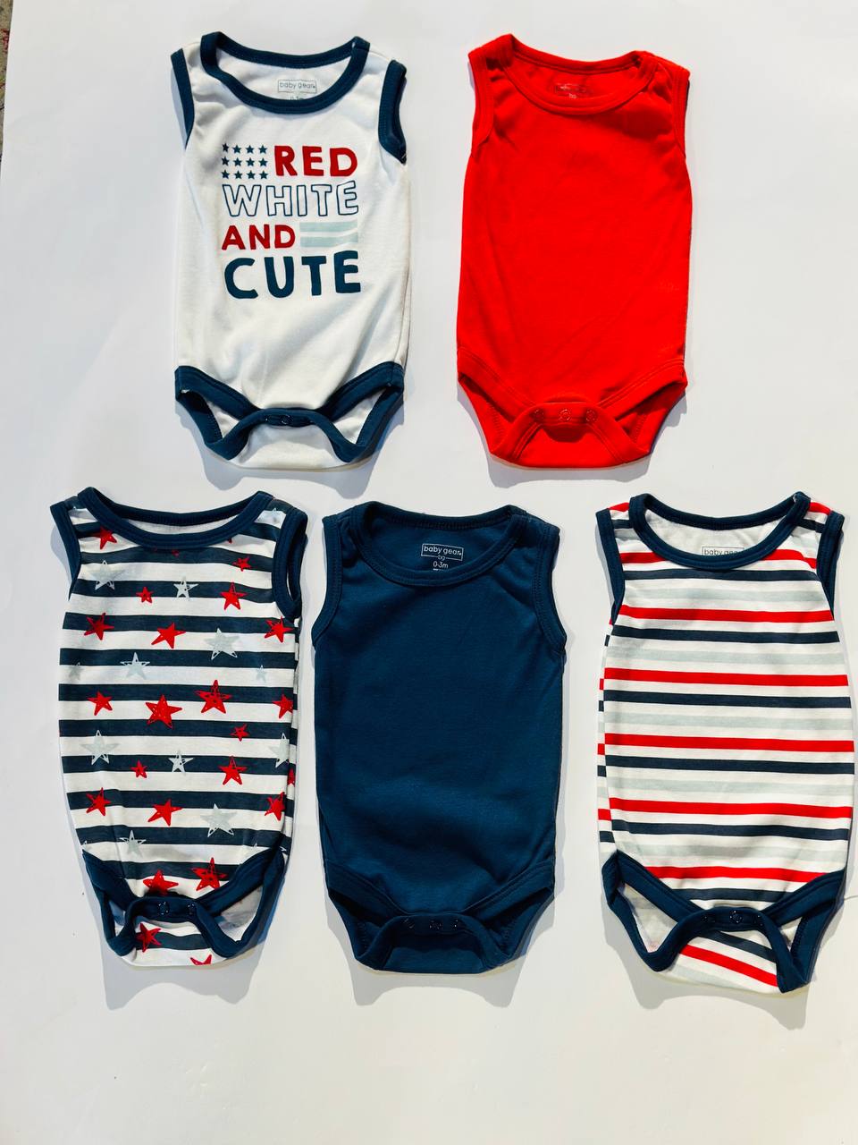 Baby gear bodysuits