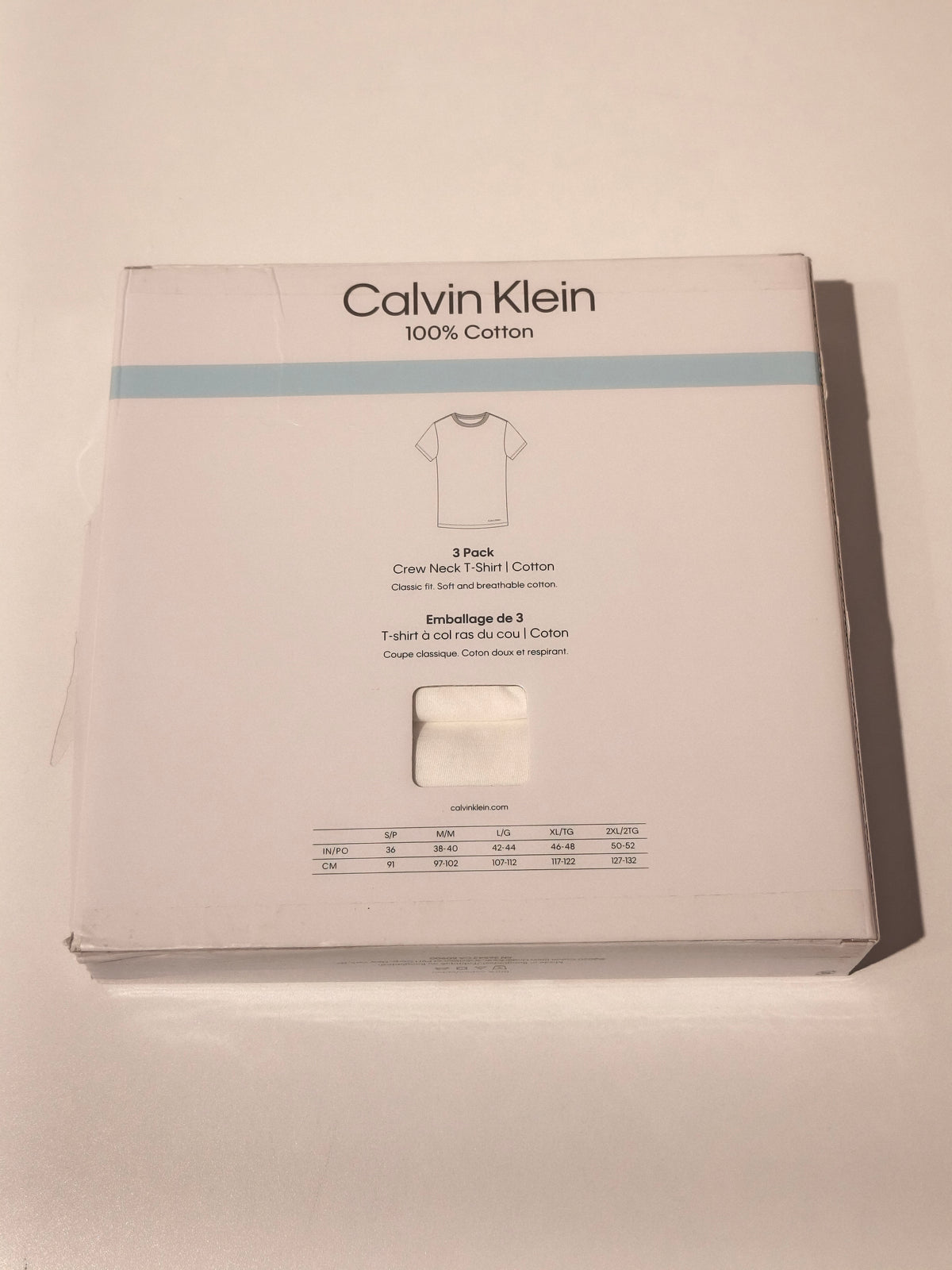 Calvin Klein Men's Cotton Classic Fit Crewneck T-Shirt 3-Pack