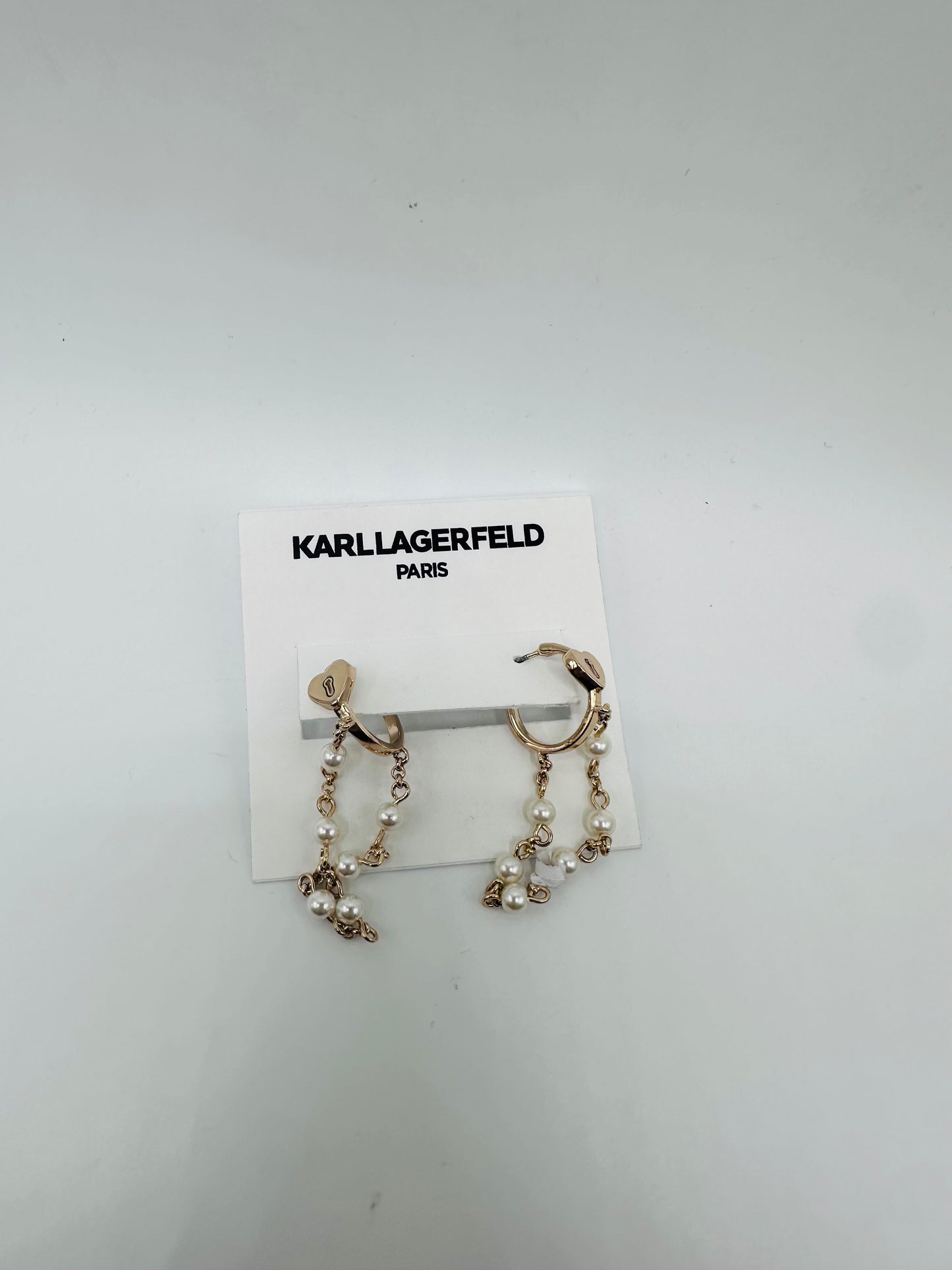 Karl Lagerfeld Paris pearl drop earrings