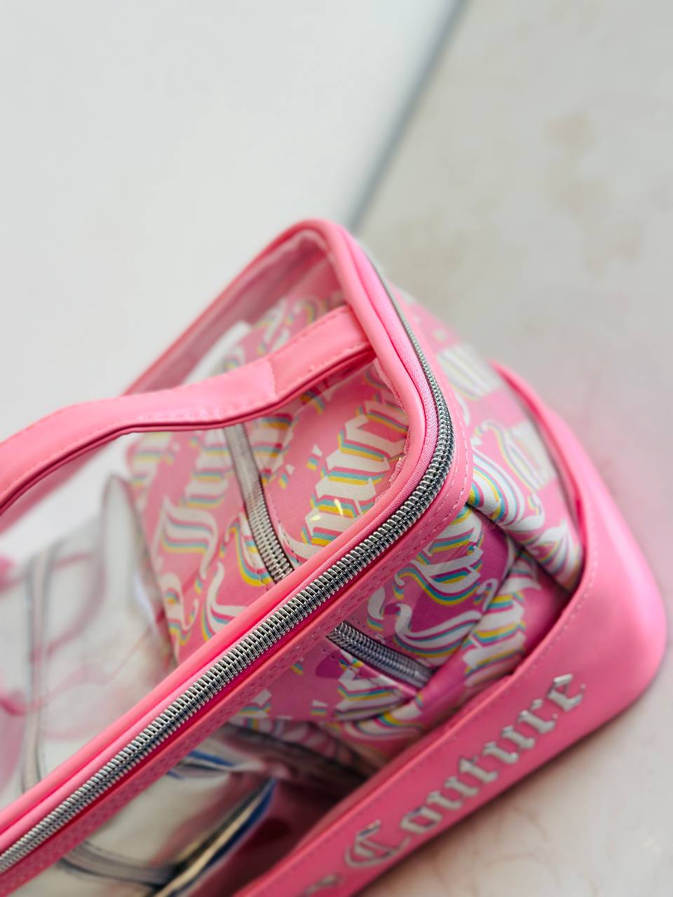 Juicy couture makeup bag set