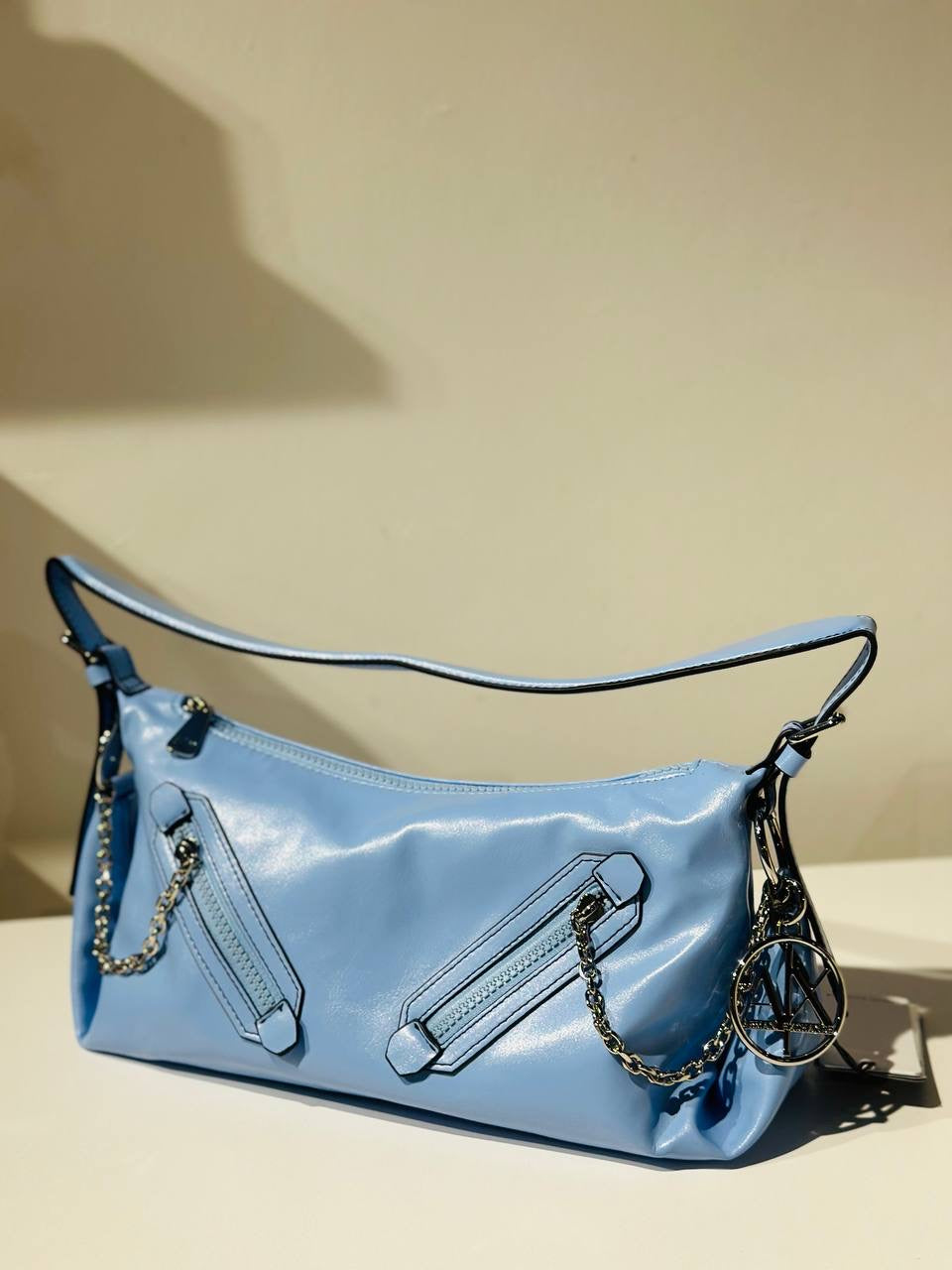 Armani exchange light blue bag
