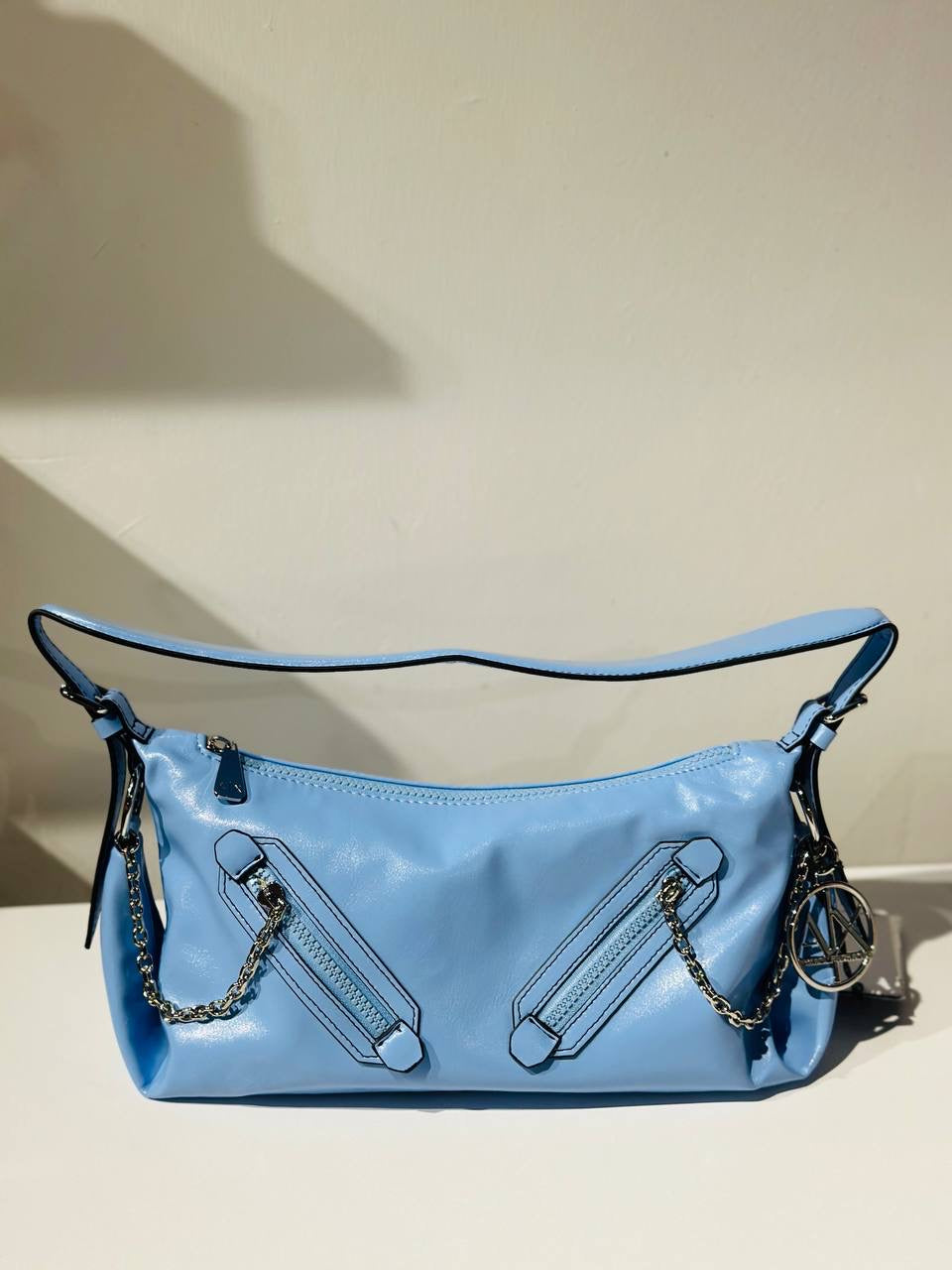 Armani exchange light blue bag