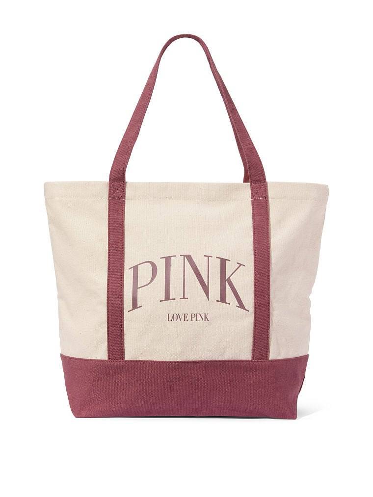 Love pink tote bag