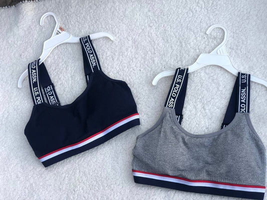USA polo bra size large