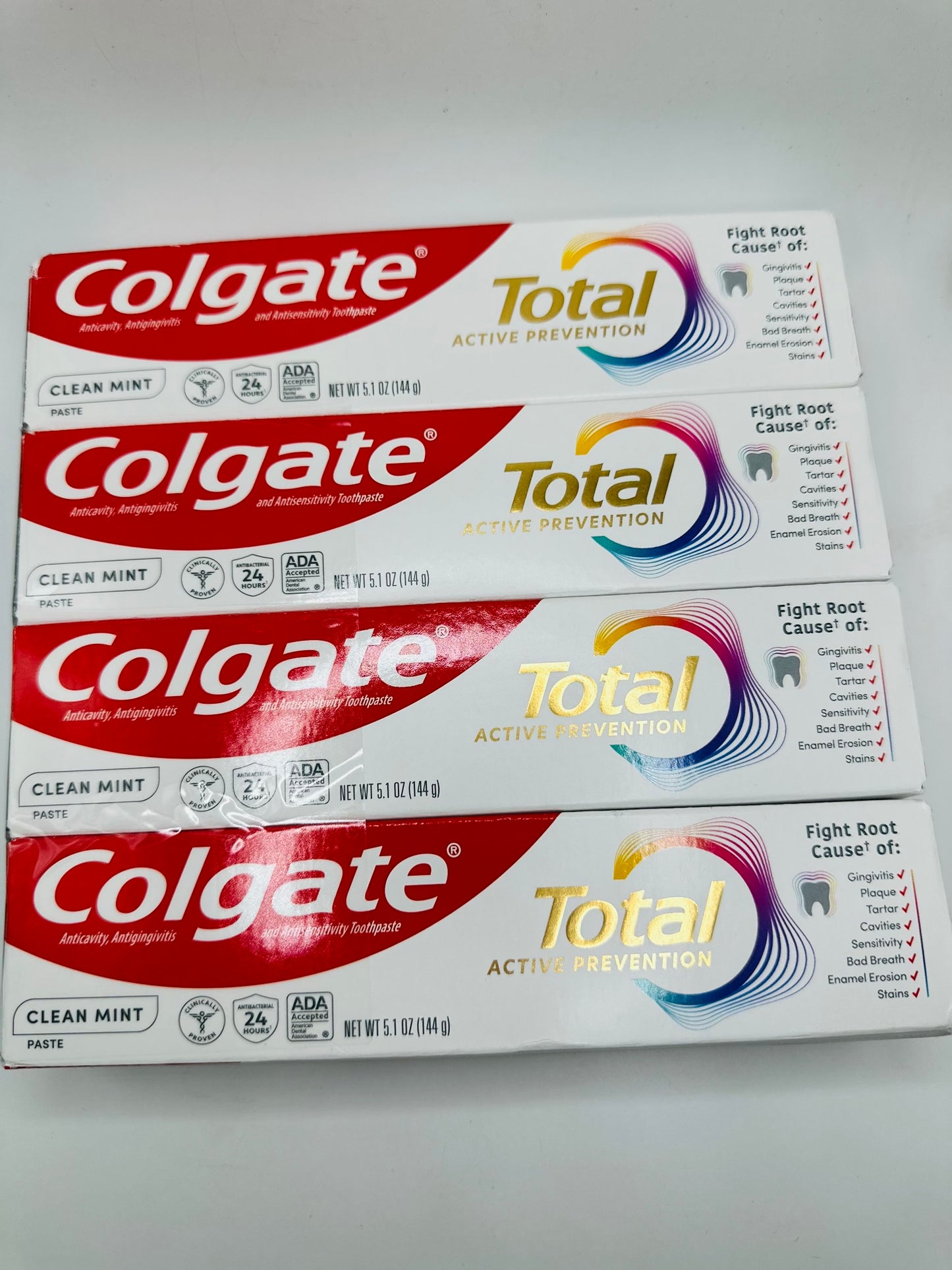 Colgate total active prevent