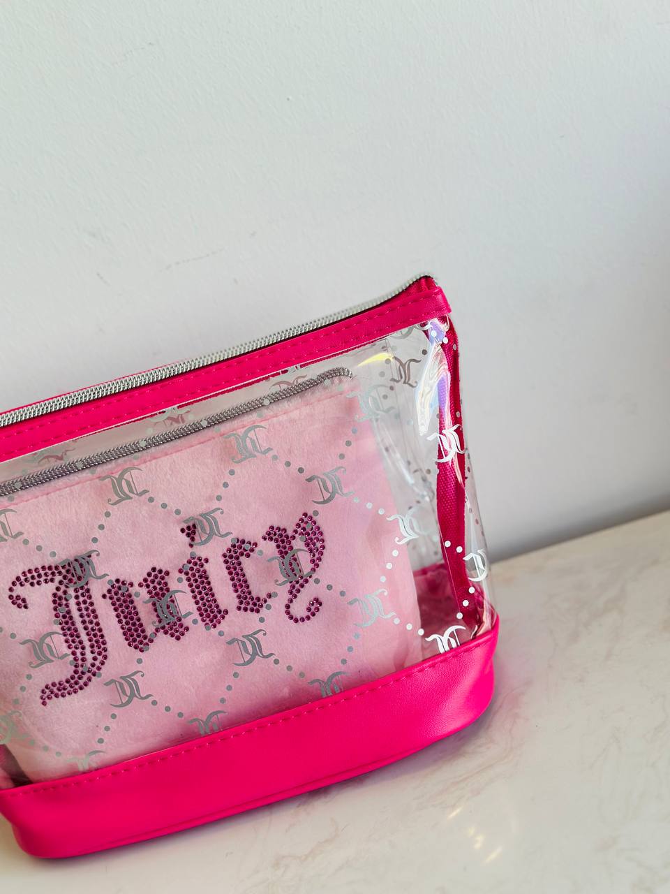 Juicy couture makeup bag set
