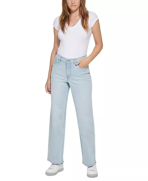 Calvin Klein high rise wide leg