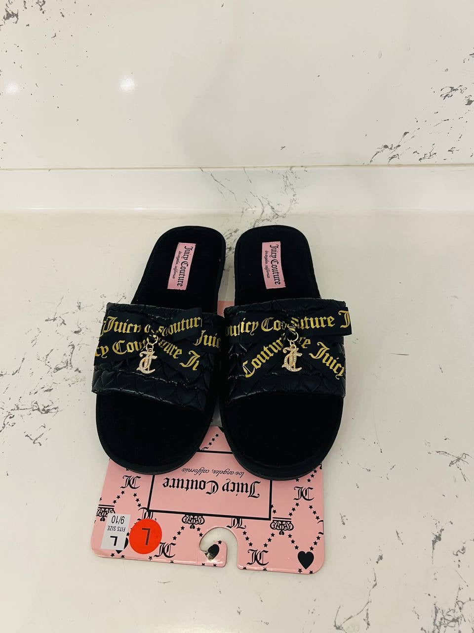 Juicy couture sandal size large 9/10