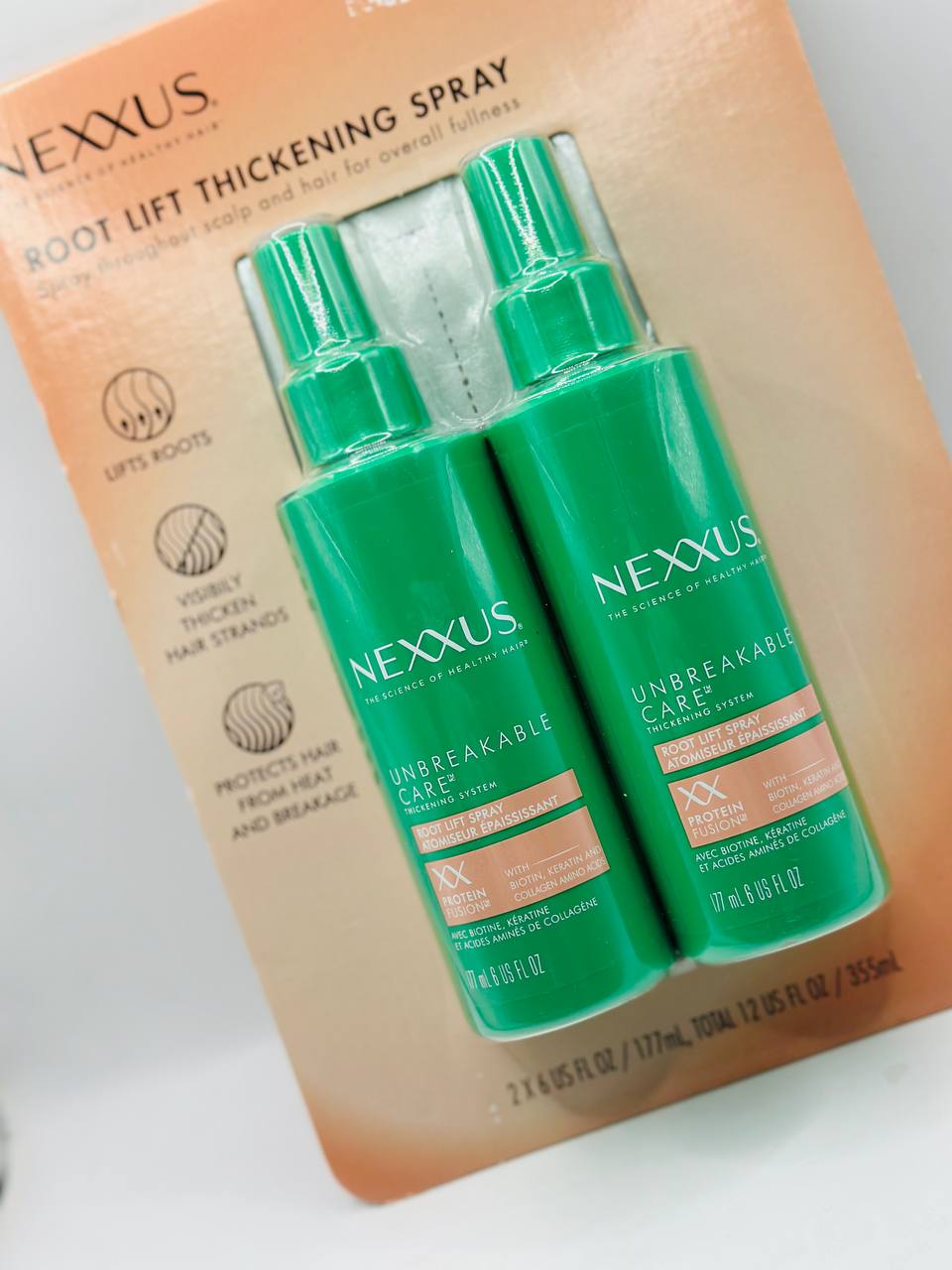 Nexxus unbreakable spray