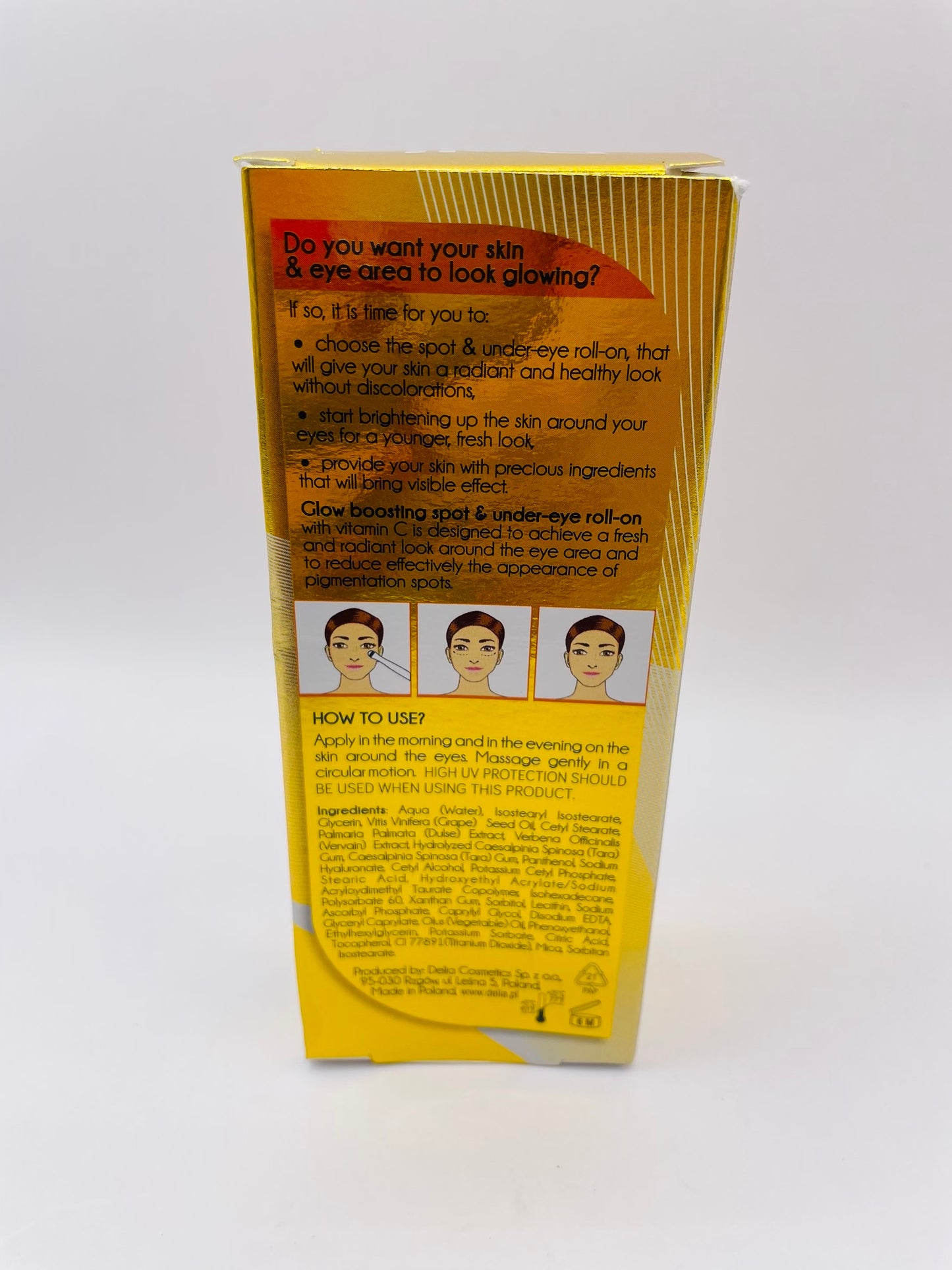 Vitamin c glow boosting spot & under eye roll on