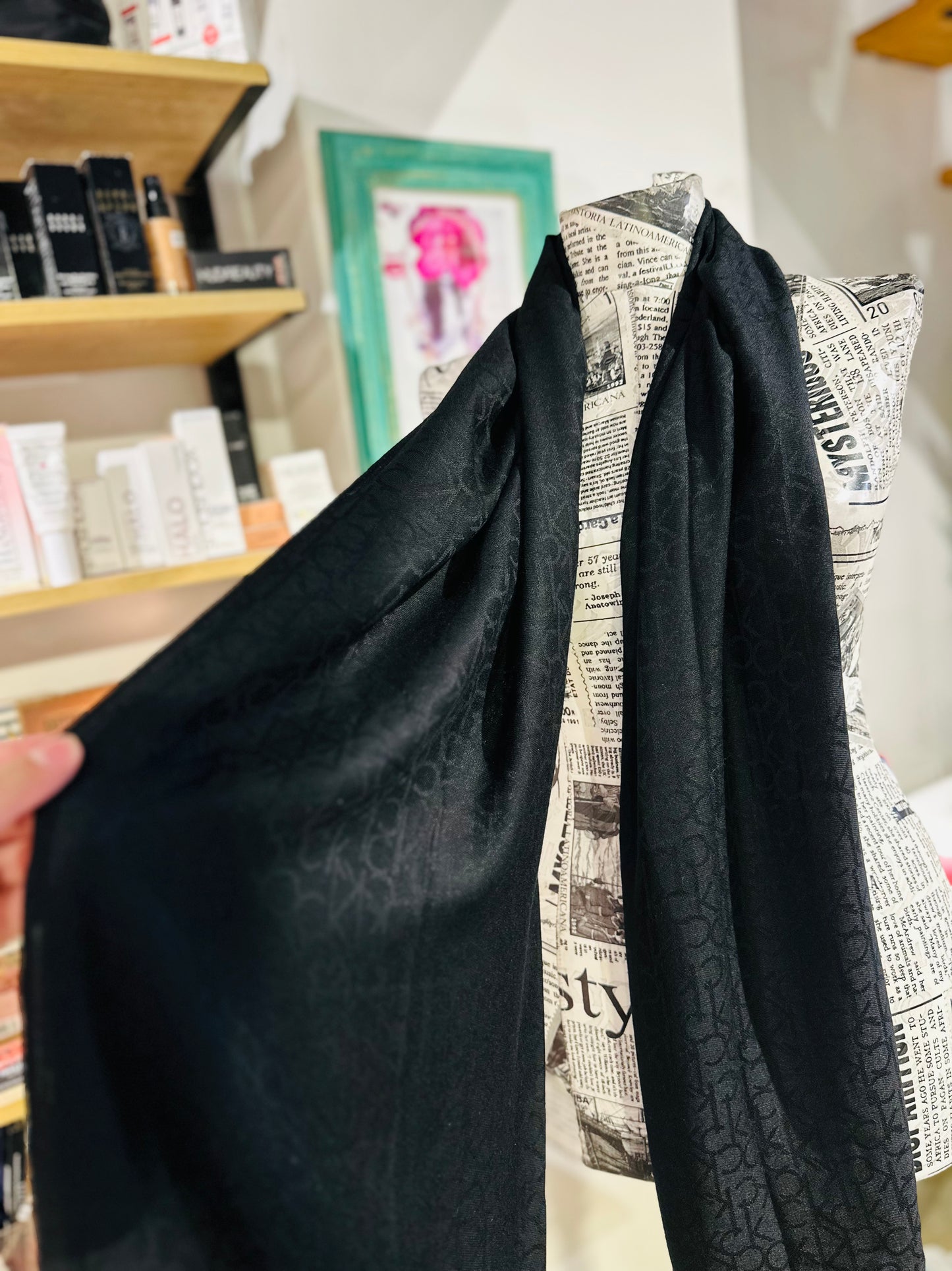 Calvin Klein scarf black