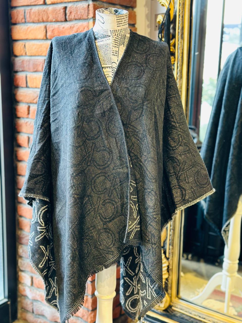 Calvin Klein reversible cape