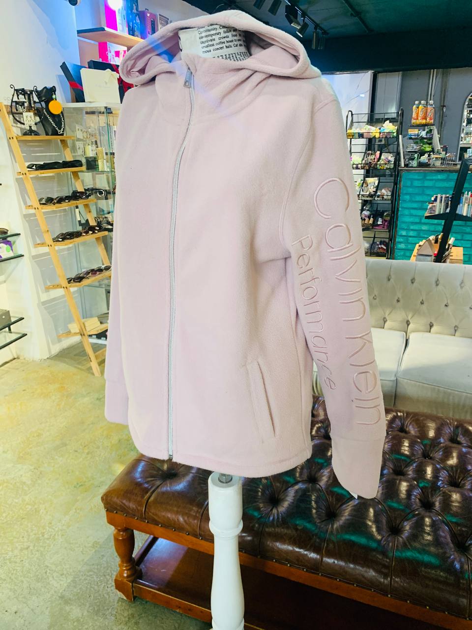Calvin Klein fleece zip hoodie