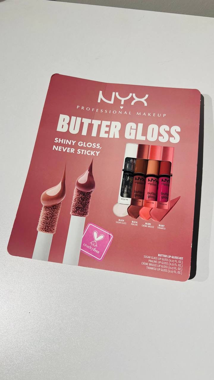 nyx butter gloss set