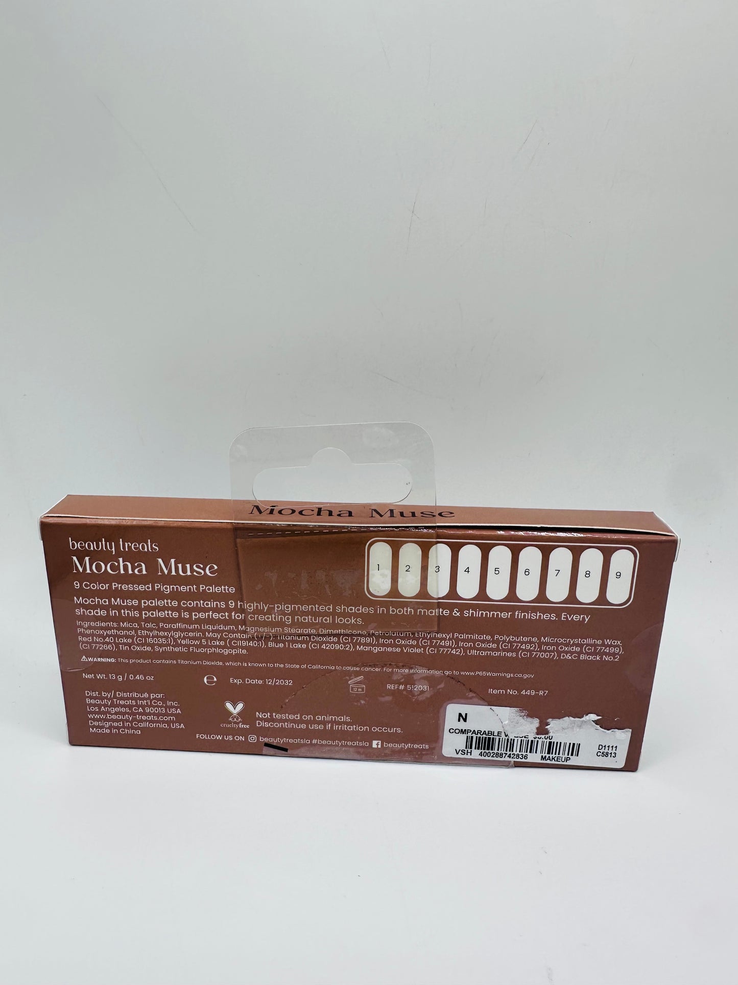 Beauty Treats Mocha Muse eyeshadow palette
