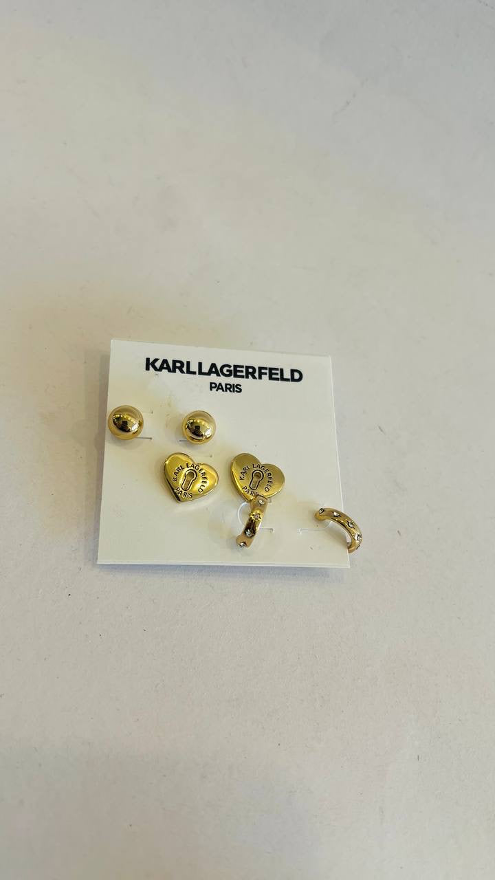 karl lagerfeld earrings set