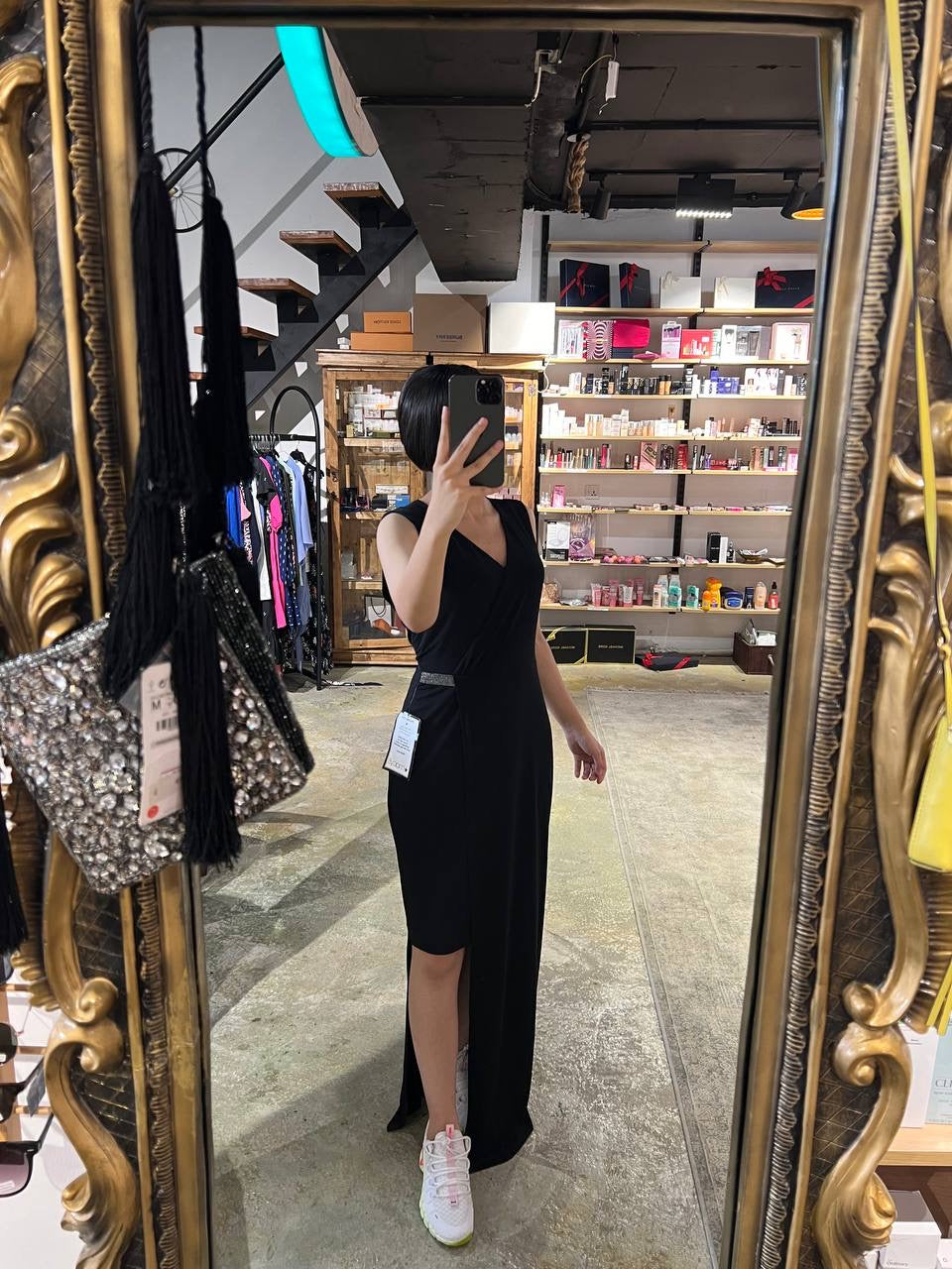 Connected apparel dress