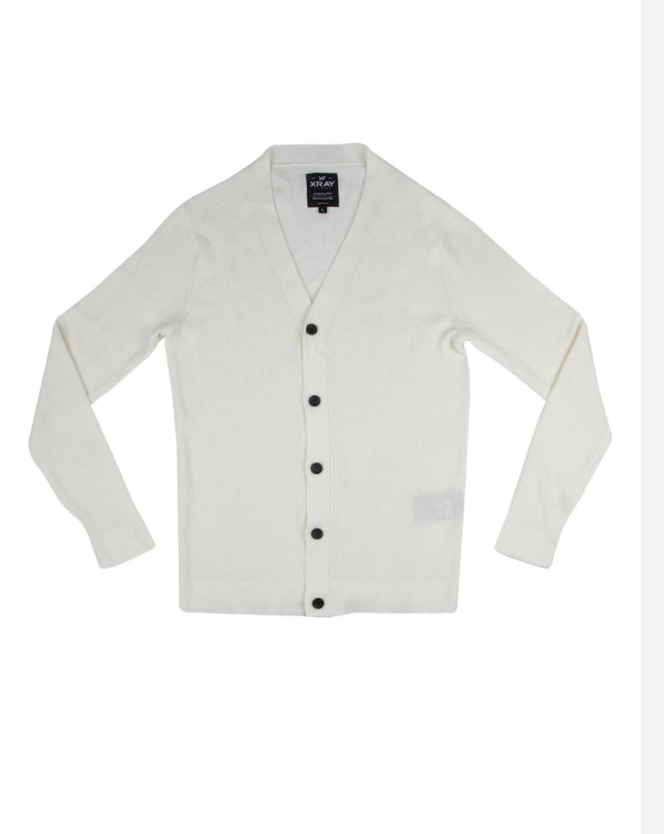 X-ray cotton V - neck cardigan jacket
