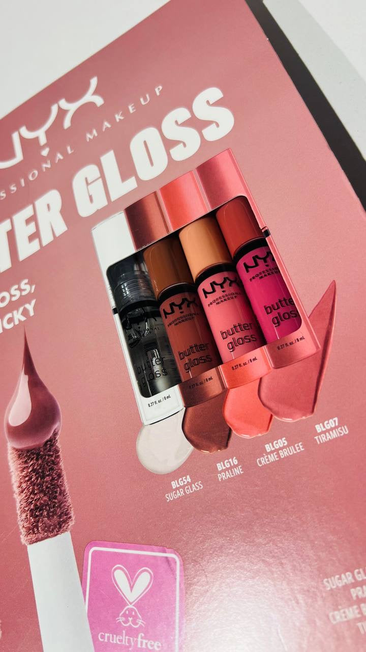 nyx butter gloss set