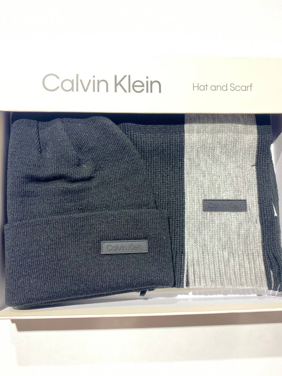 Calvin Klein hat and scarf set