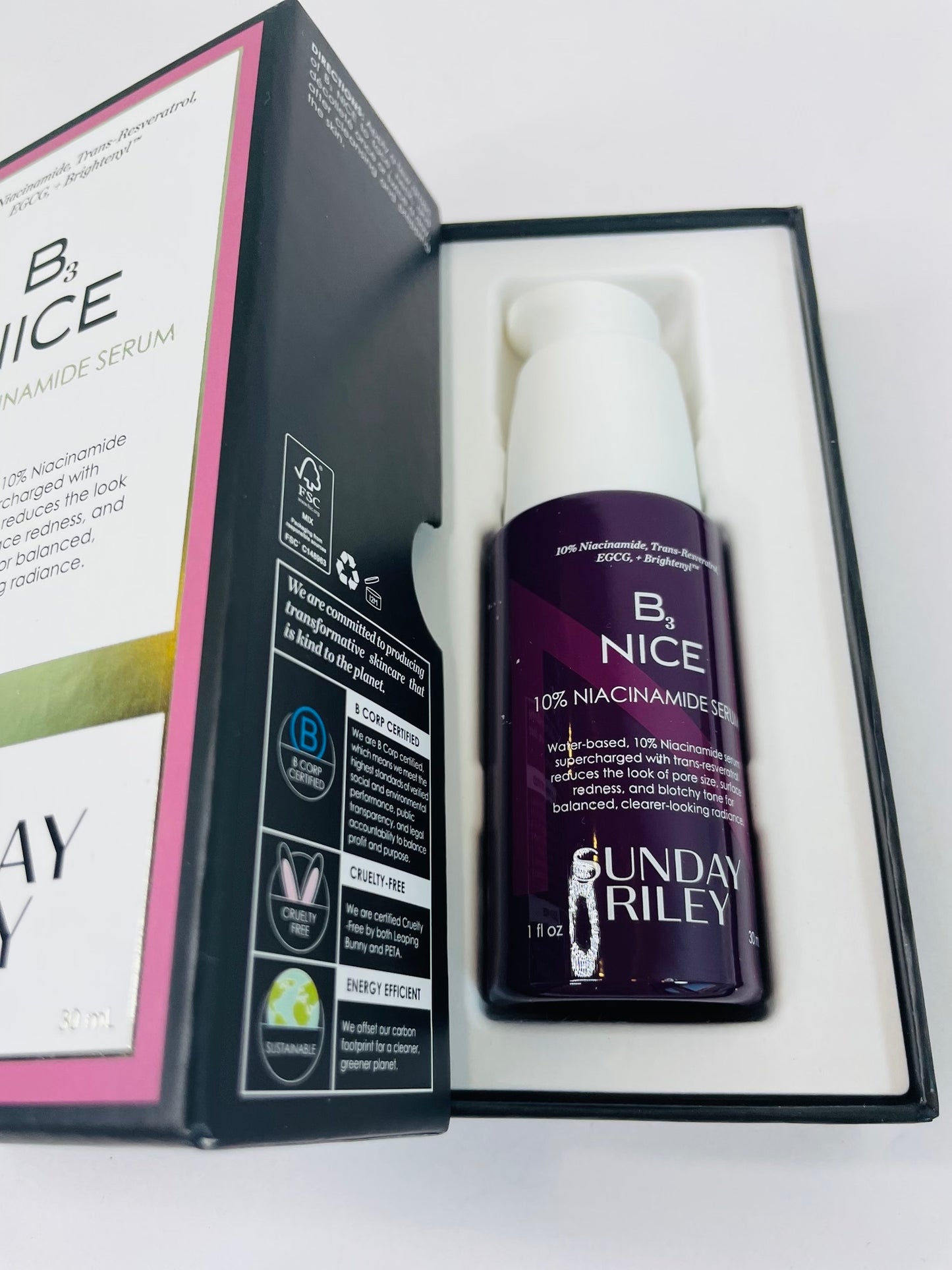 B1 nice Sunday Riley serum