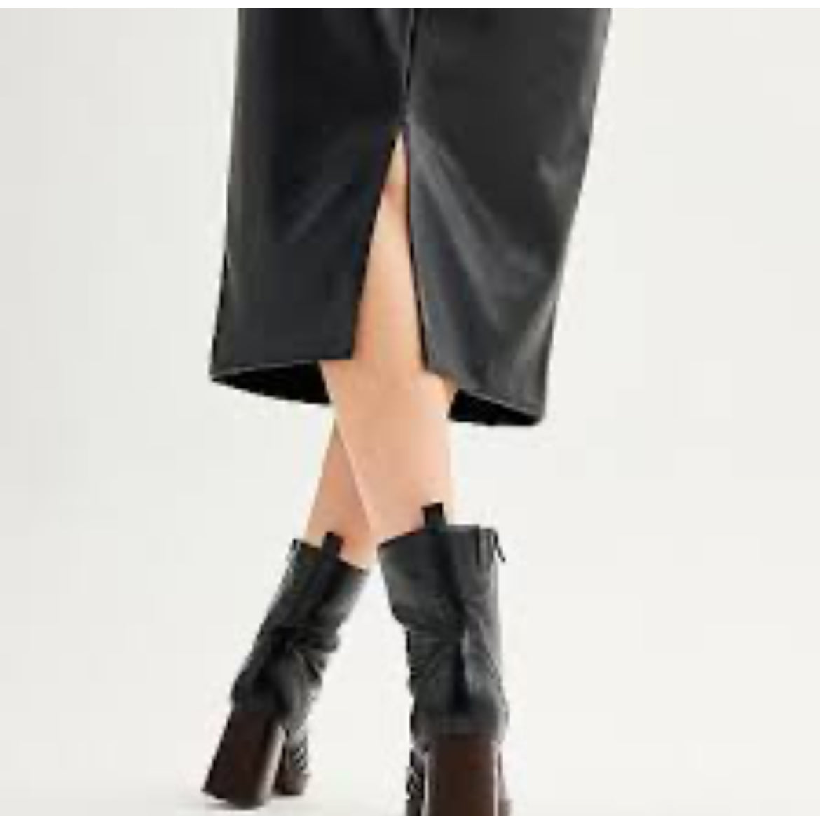 Nine West leather skirt