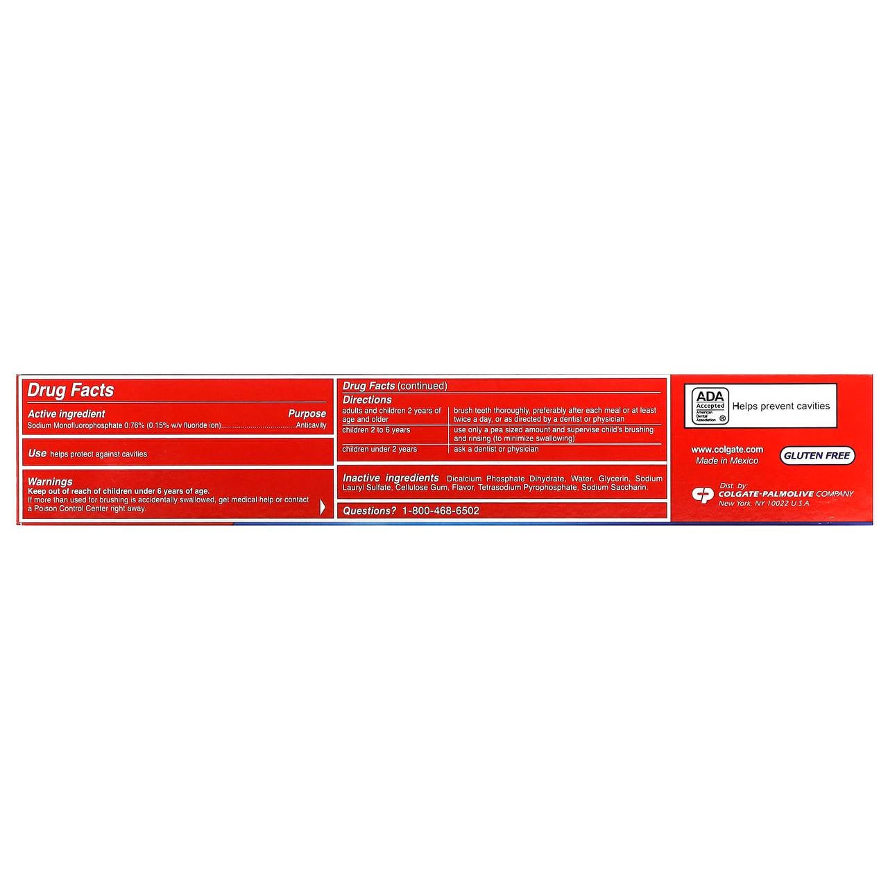 Colgate Cavity Protection, Anticavity Fluoride Toothpaste, Great Regular, 8 oz (226 g)