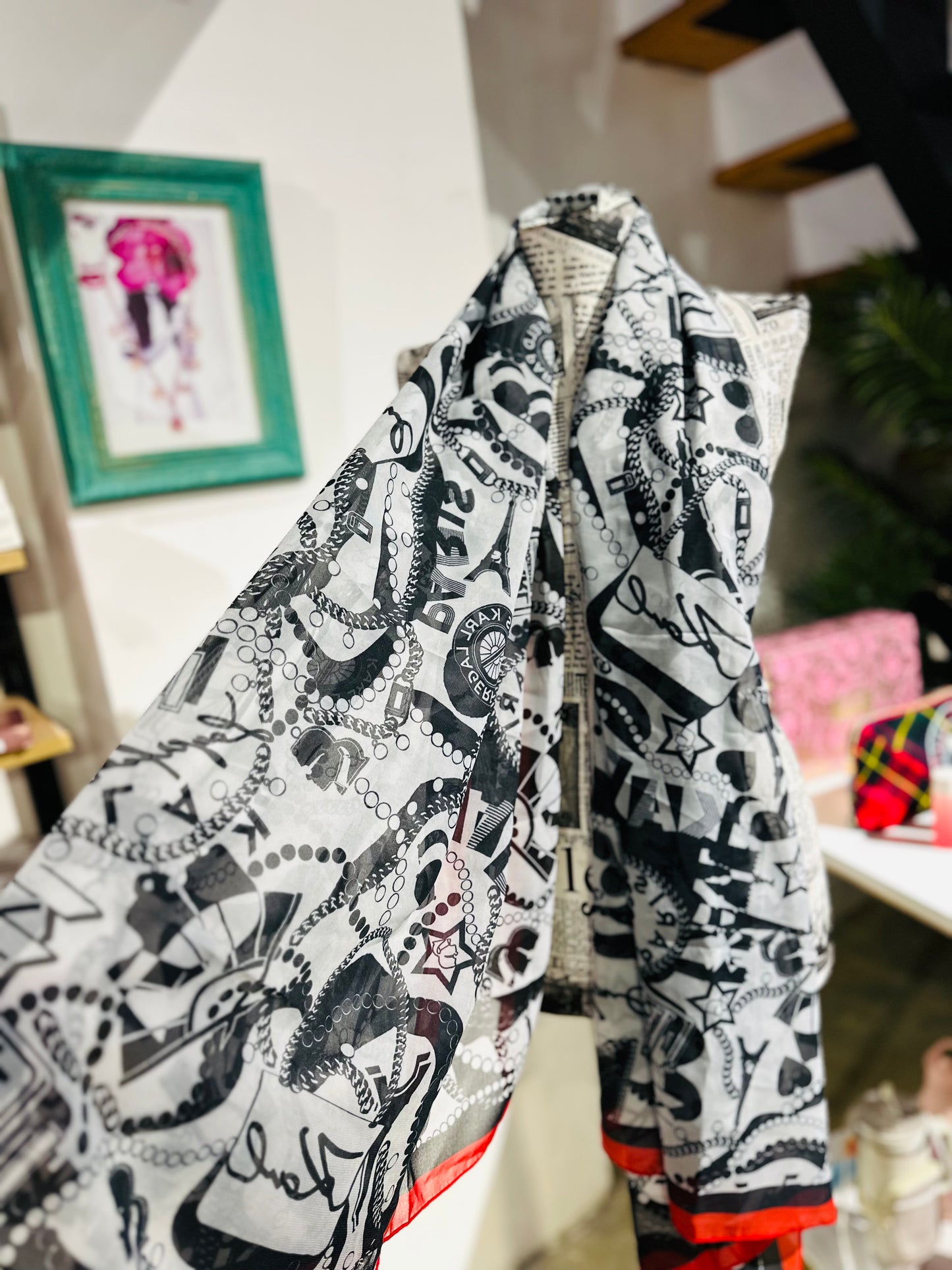 karl lagerfeld scarf