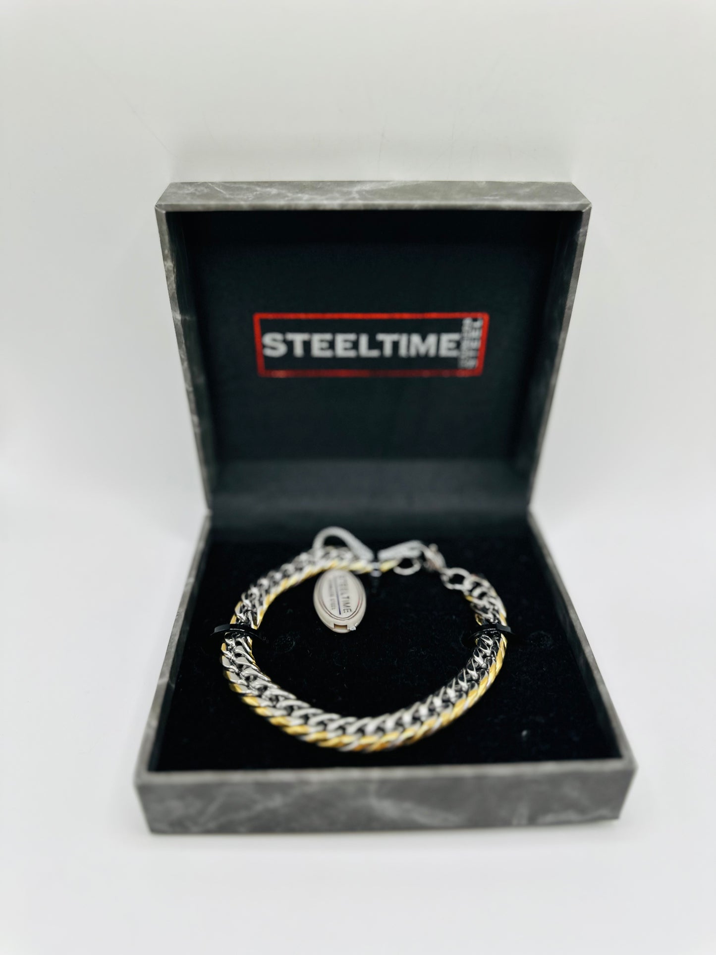 Steel time bracelet