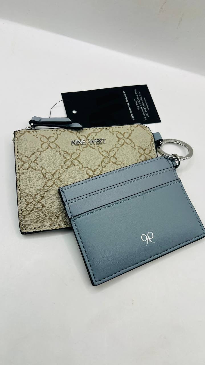 nine west card holder and wallet