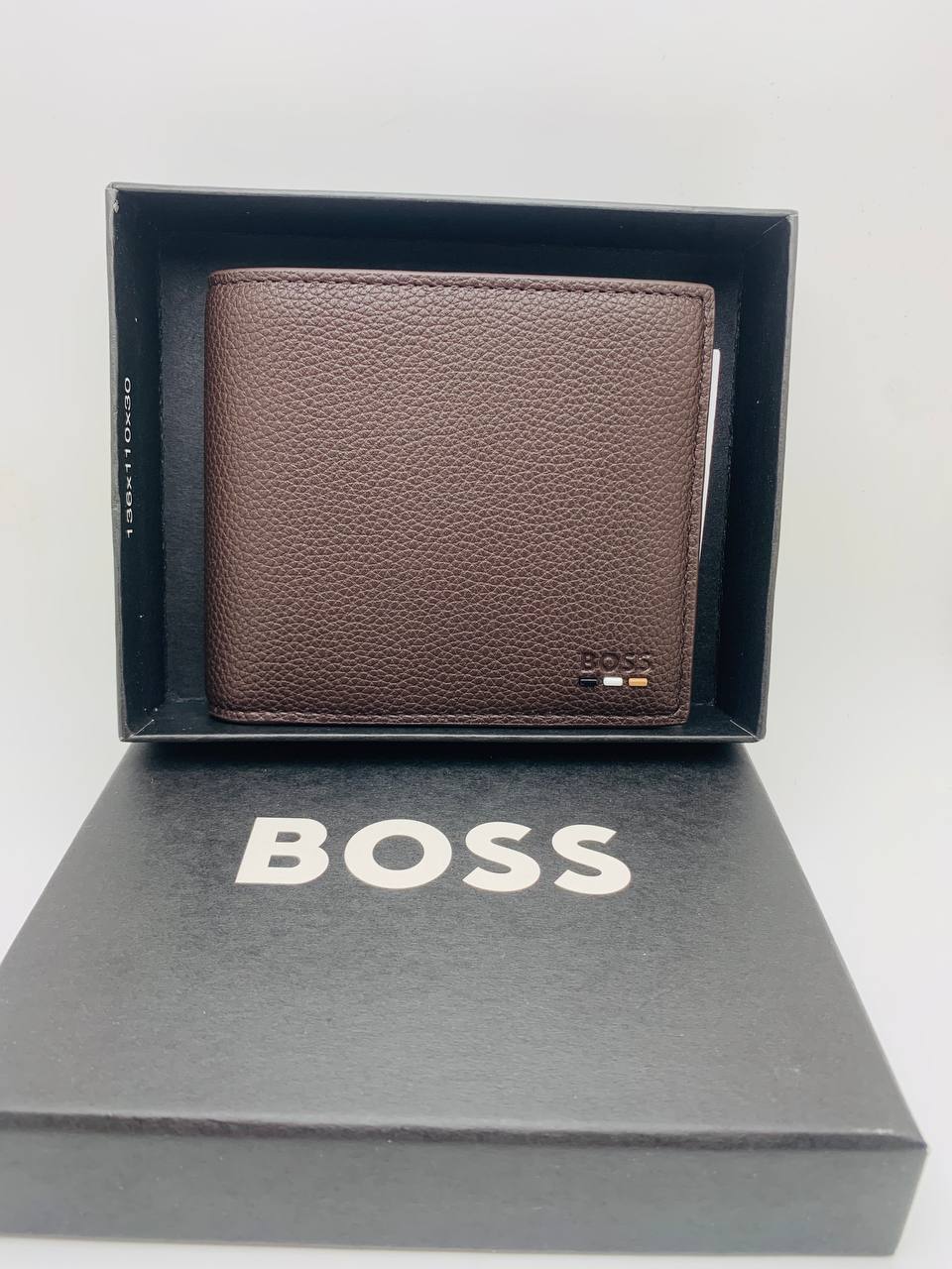 Boss brown wallet